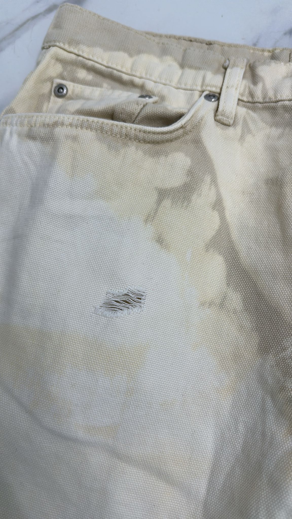 Stussy Stussy Big Ol’ Jeans Distressed Canvas Size 30 Size US 30 / EU 46 - 3 Thumbnail