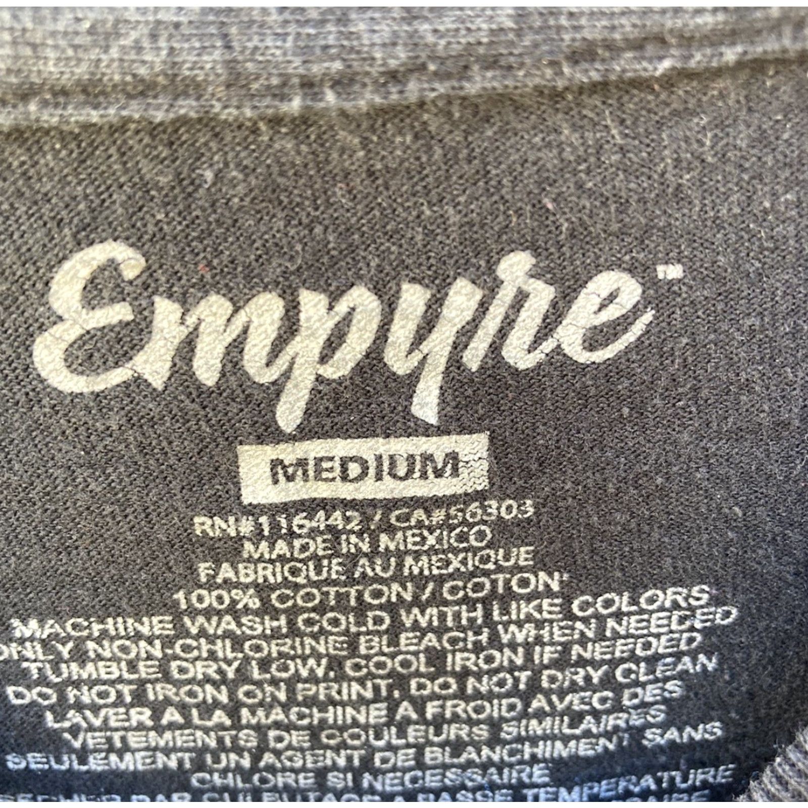 Empyre Empyre Black Going Gone Logo T-Shirt Mens Medium Cotton Crew Short Sleeve 100% Cotton Size US M / EU 48-50 / 2 - 4 Thumbnail