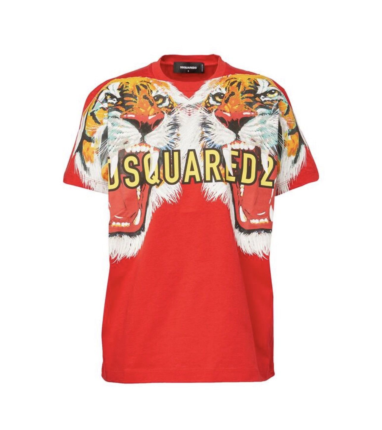 Dsquared2 DSQUARED2 Tiger Printed Unisex Jersey T-Shirt size L Size US L / EU 52-54 / 3 - 1 Thumbnail
