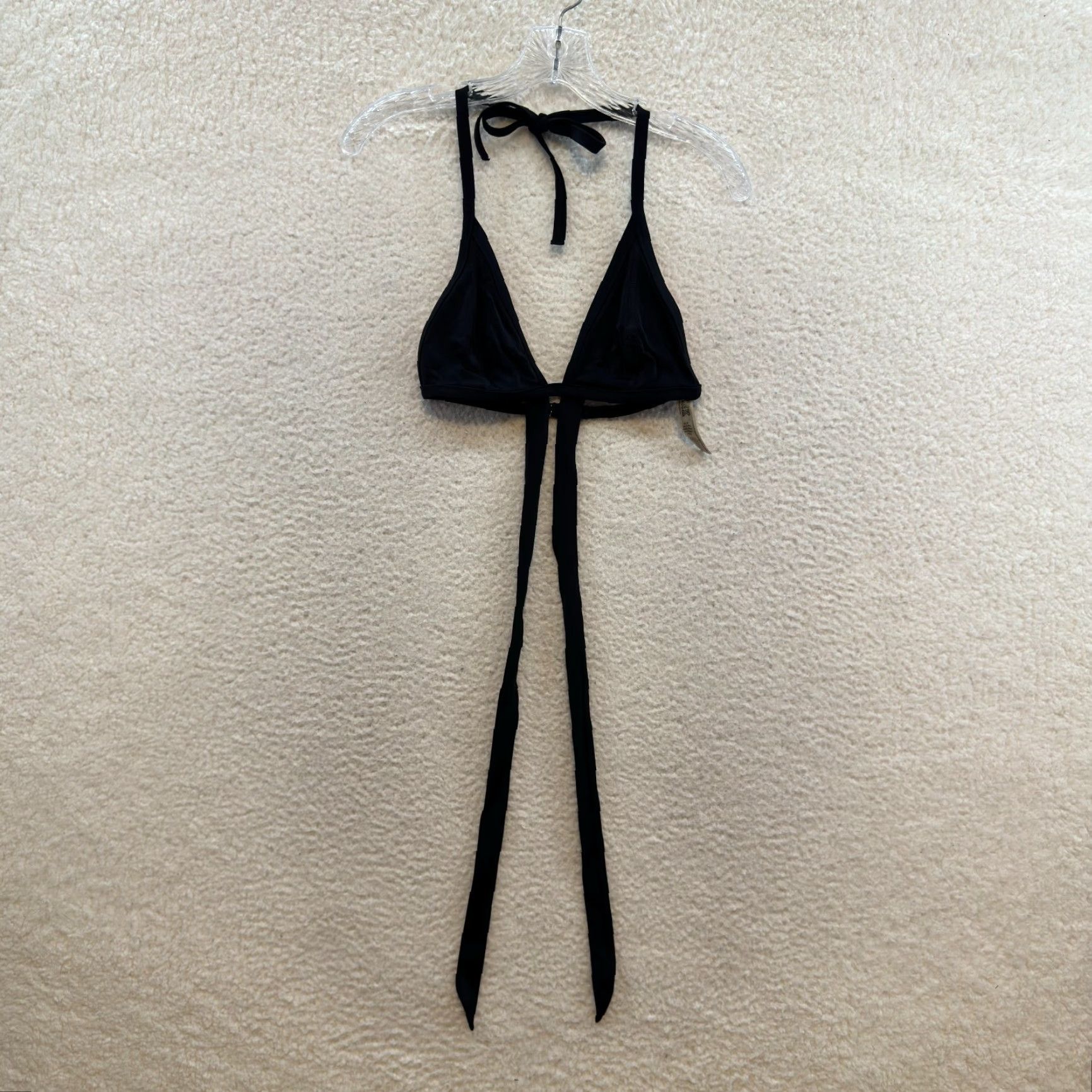 Victoria's Secret Victoria's Secret PINK Wrap Bikini Top Swimsuit Small Black Halter Triangle Top Women S Black Halter Triangle Bikini Top PINK Wrap Swimsuit Shrug? Size S / US 4 / IT 40 - 2 Thumbnail