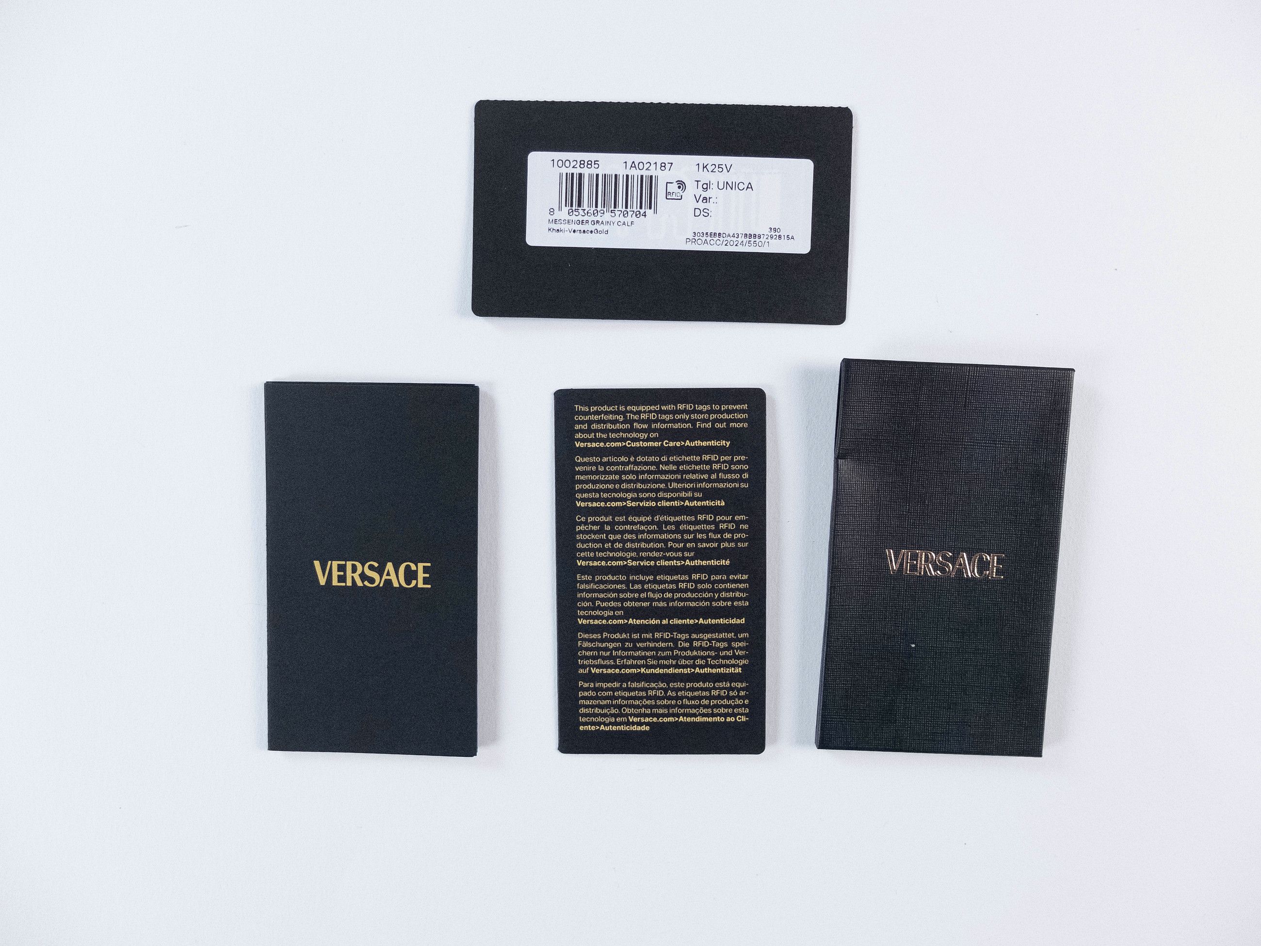 Versace VERSACE La Medusa olive green leather crossbody bag NWT Size ONE SIZE - 9 Thumbnail