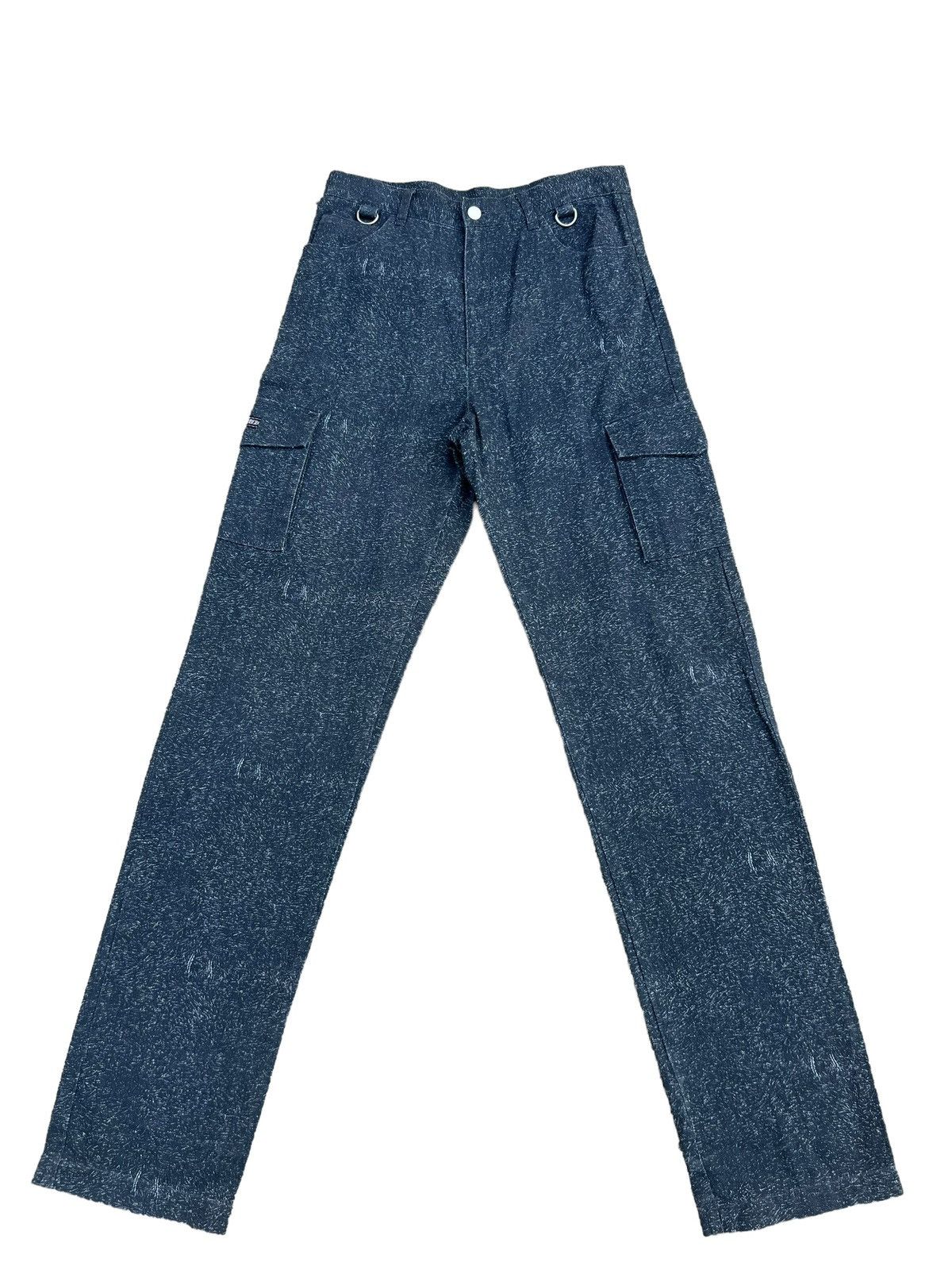 image of Seditionaries Slash Number Bondage Cargo Trouser Pant in Grey, Men's (Size 29)