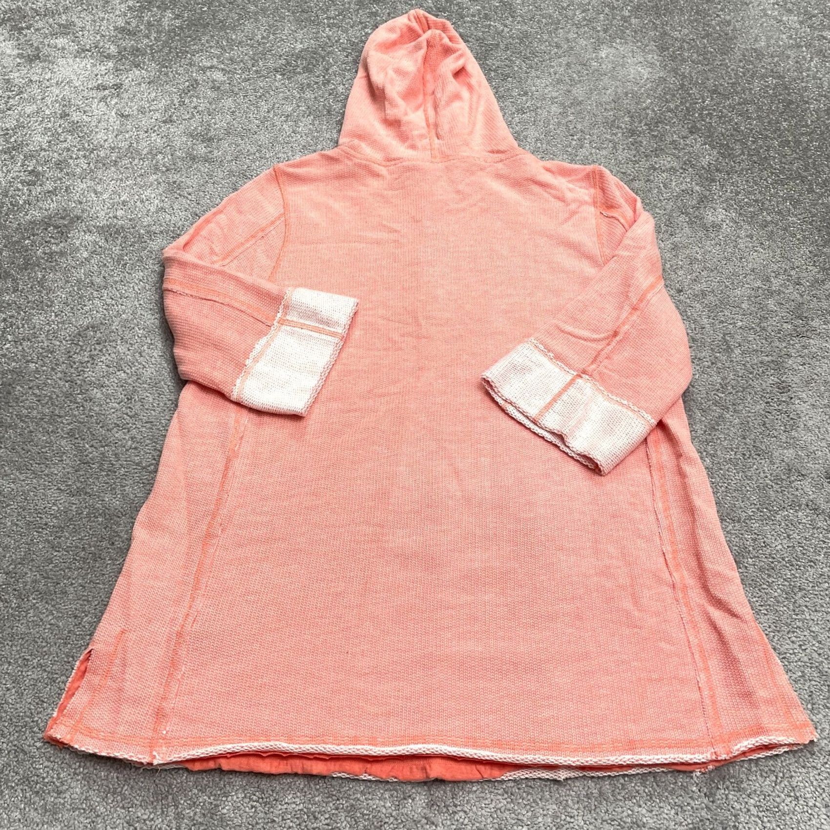 Soft Surroundings Soft Surroundings Hoodie Tunic Women Large Orange Pockets Casual Size L / US 10 / IT 46 - 2 Thumbnail