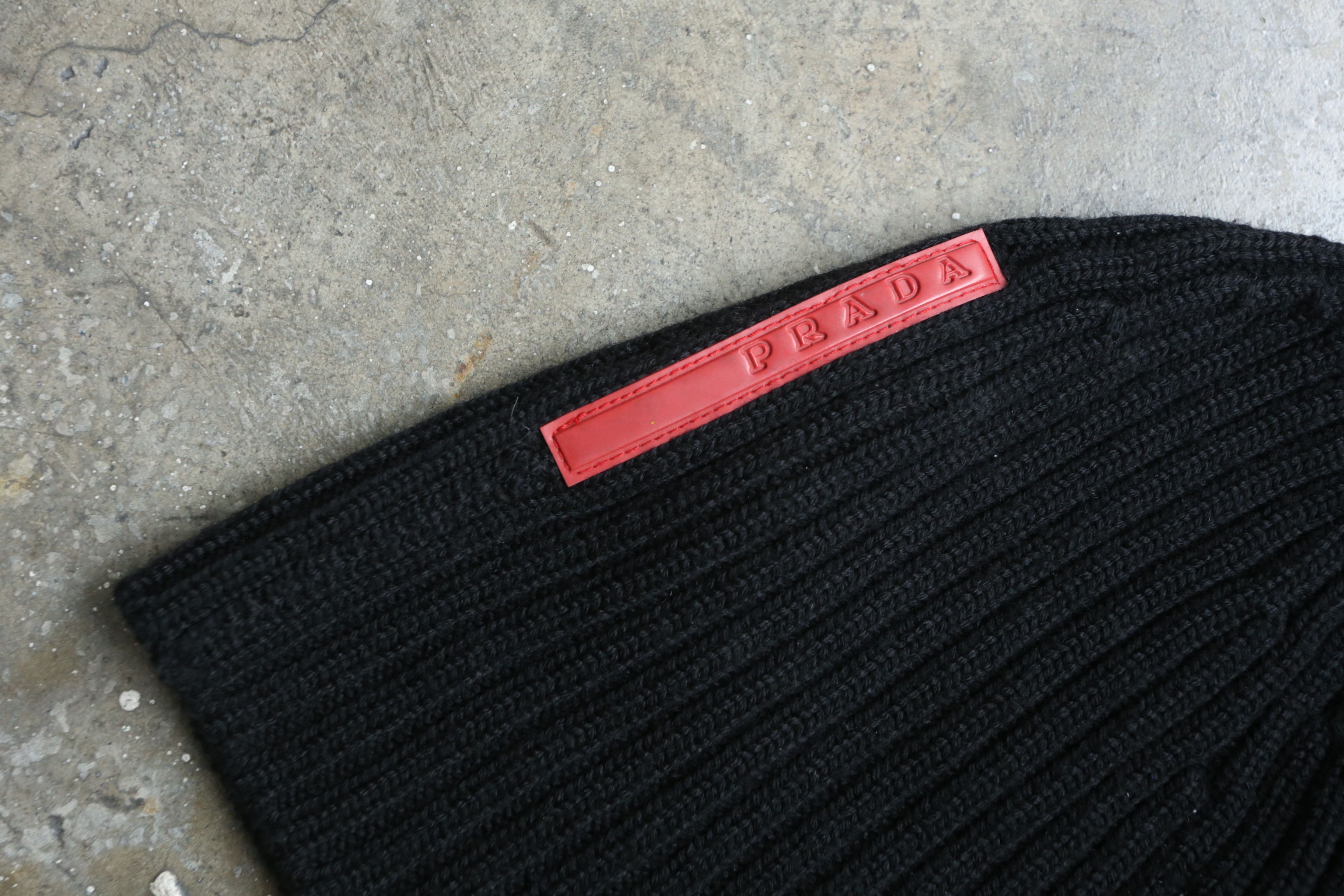 Prada Prada Sport - Logo Beanie Size ONE SIZE - 4 Thumbnail