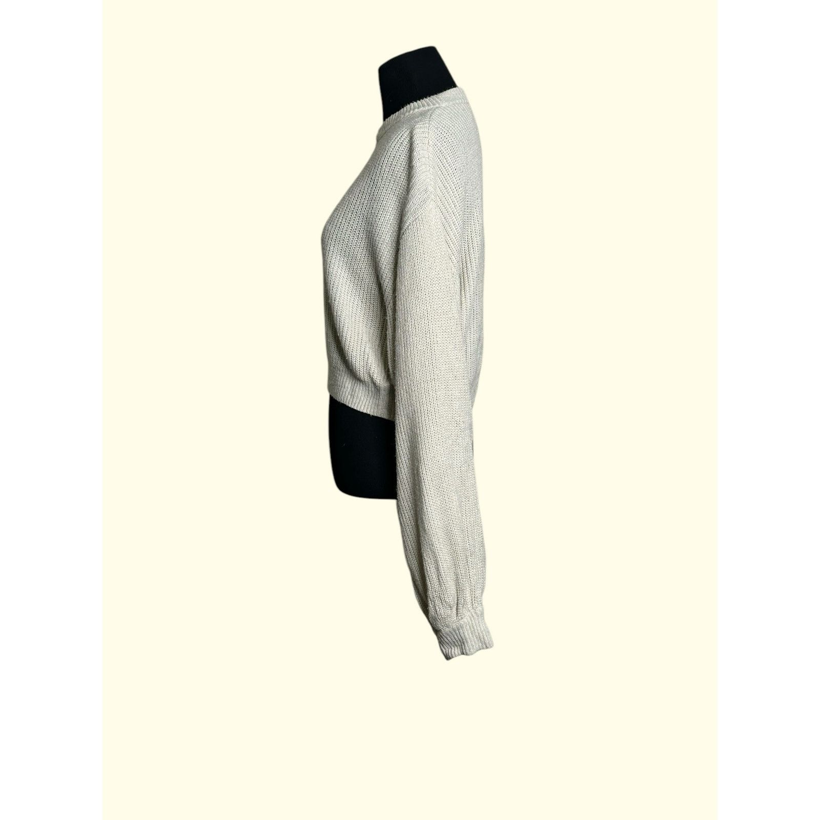 H&M H&M Divided beige crew neck balloon sleeves sweater size XS Size XS / US 0-2 / IT 36-38 - 6 Thumbnail