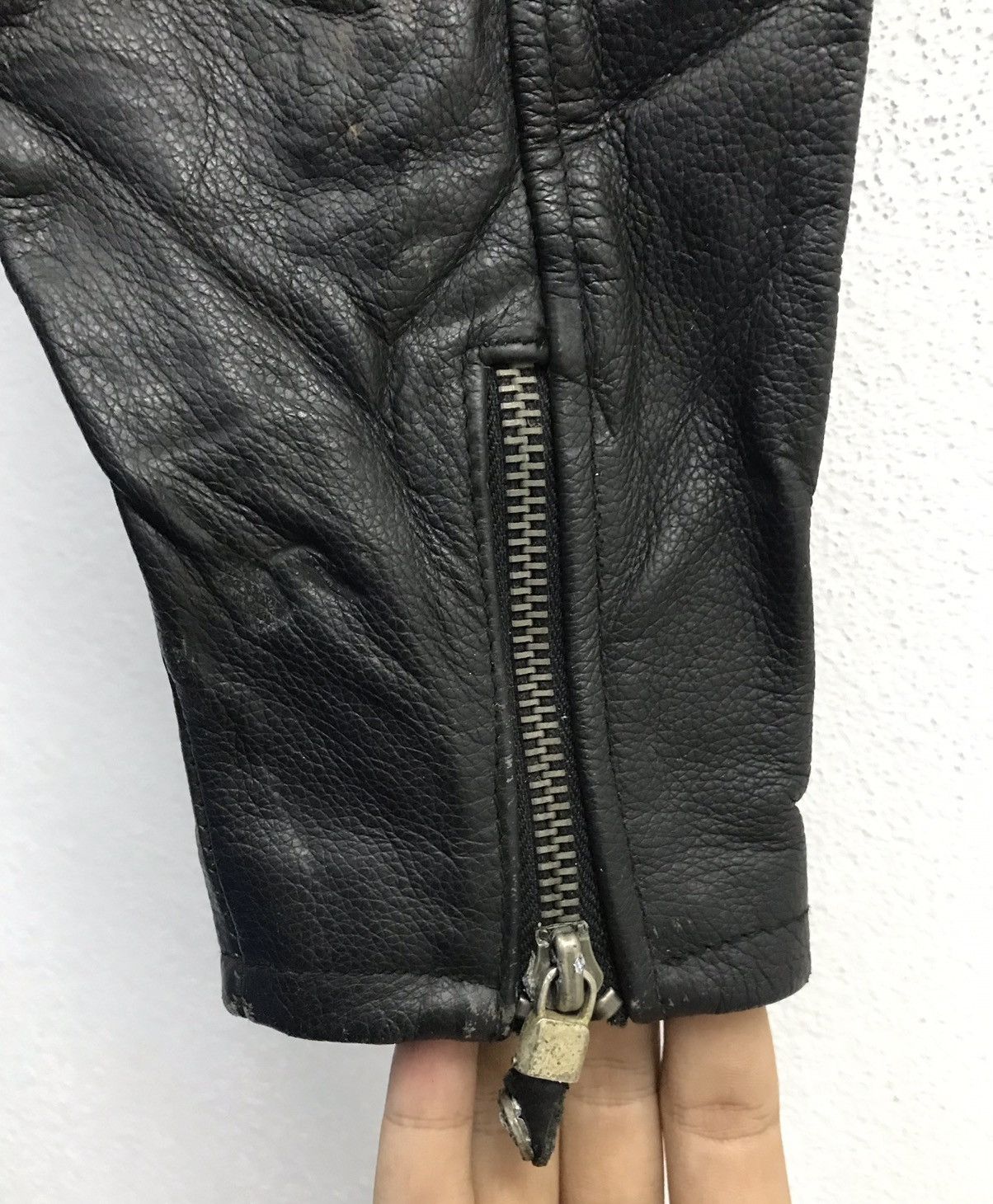 Harley Davidson × Vintage Vintage Harley Davidson Leather Jacket Size US L / EU 52-54 / 3 - 14 Thumbnail