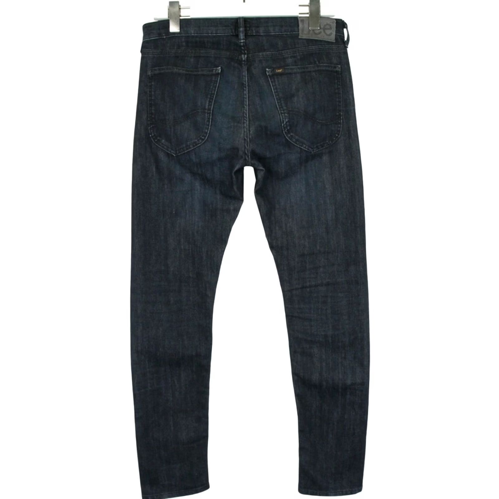 Lee LEE Luke Jeans Men's W31/L32 Stretch Dark Blue Denim Zip Fly Slim Fit Jeans Size US 31 - 2 Thumbnail