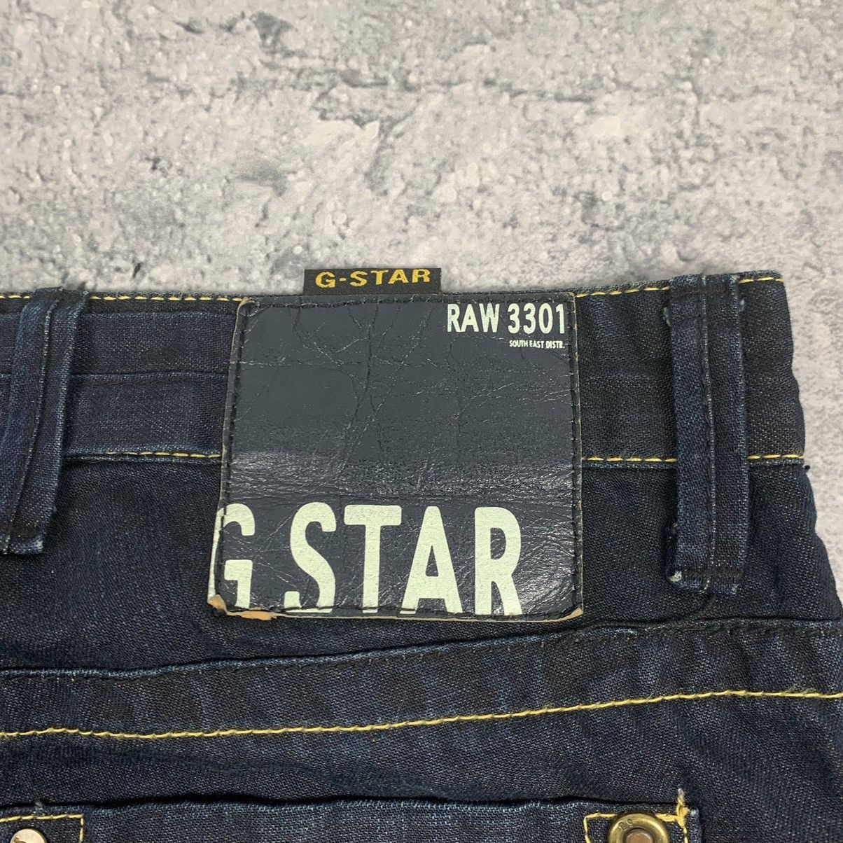 G-Star Vintage Y2K G-Star Raw Big Logo Jeans Size 33/34 Blue Size US 33 - 11 Thumbnail