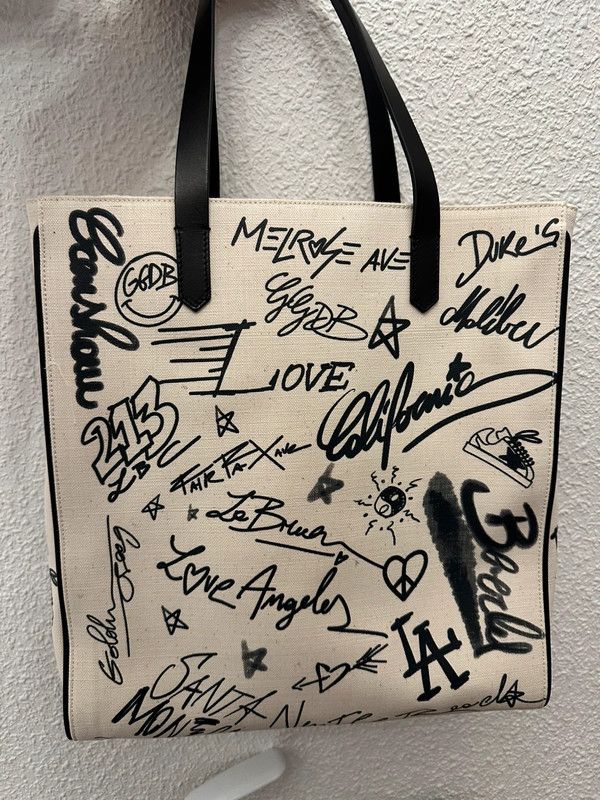 Golden Goose Tote Bag “California Journey” | Canvas with Graffiti Size ONE SIZE - 1 Thumbnail