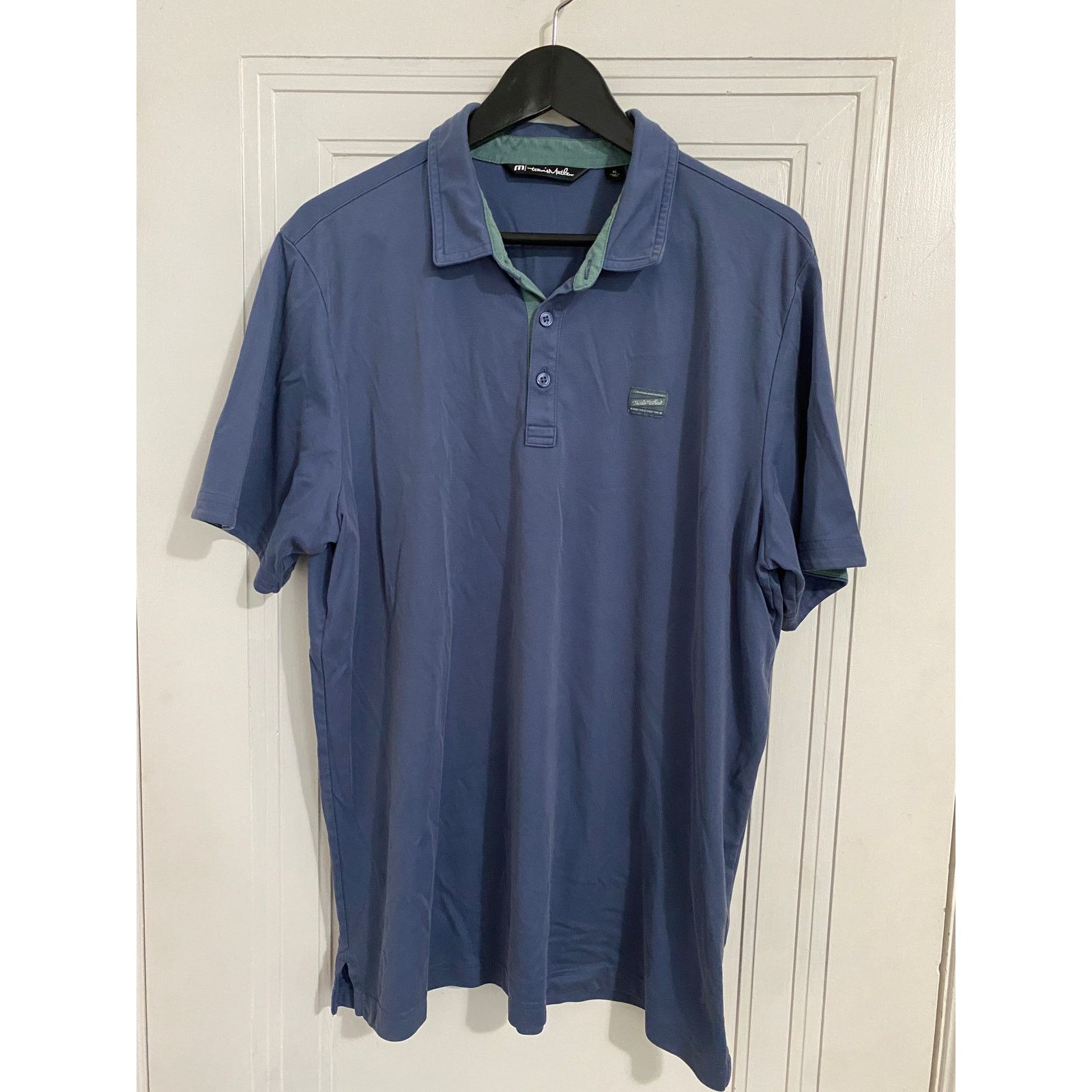 TravisMathew TravisMathew Blue Polo Shirt Men's Size XL Size US XL / EU 56 / 4 - 1 Thumbnail