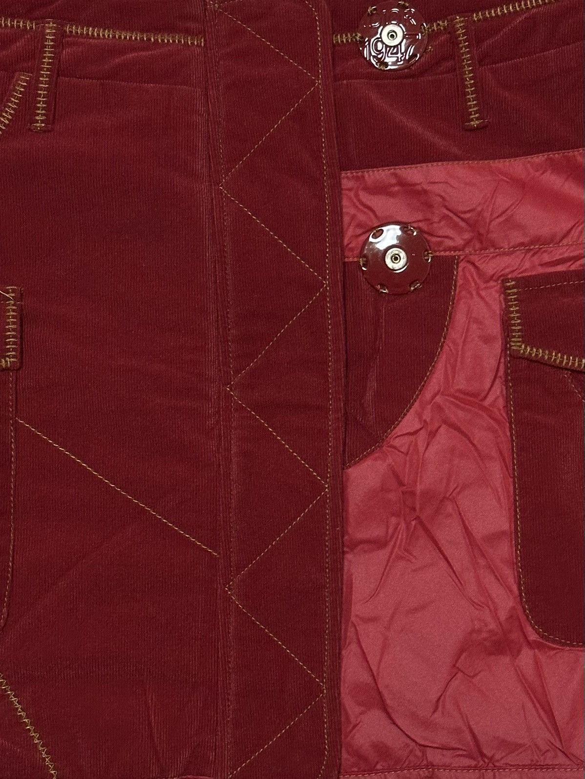 Dior CHRISTIAN DIOR Fall Winter 2006 Corduroy Mini Skirt Size 25" / US 0 / IT 36 - 5 Thumbnail