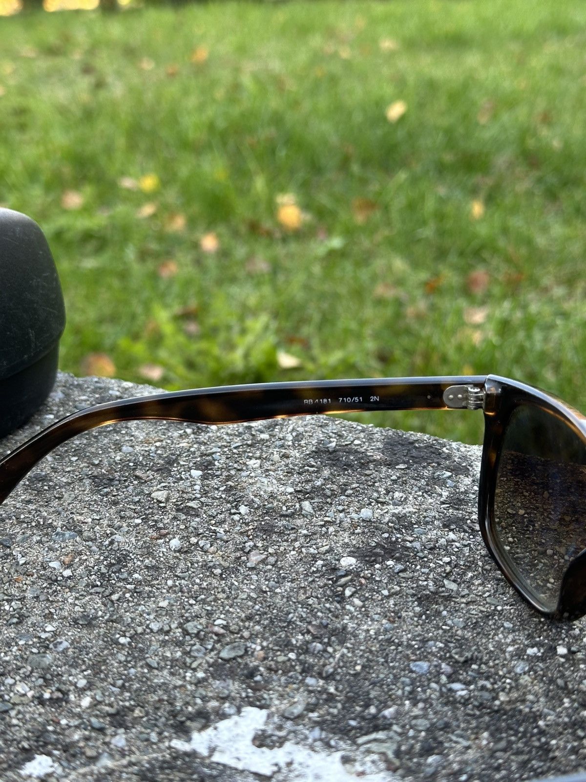 RayBan Vintage RayBan Sunglasses RB4181 Brown Size ONE SIZE - 6 Thumbnail