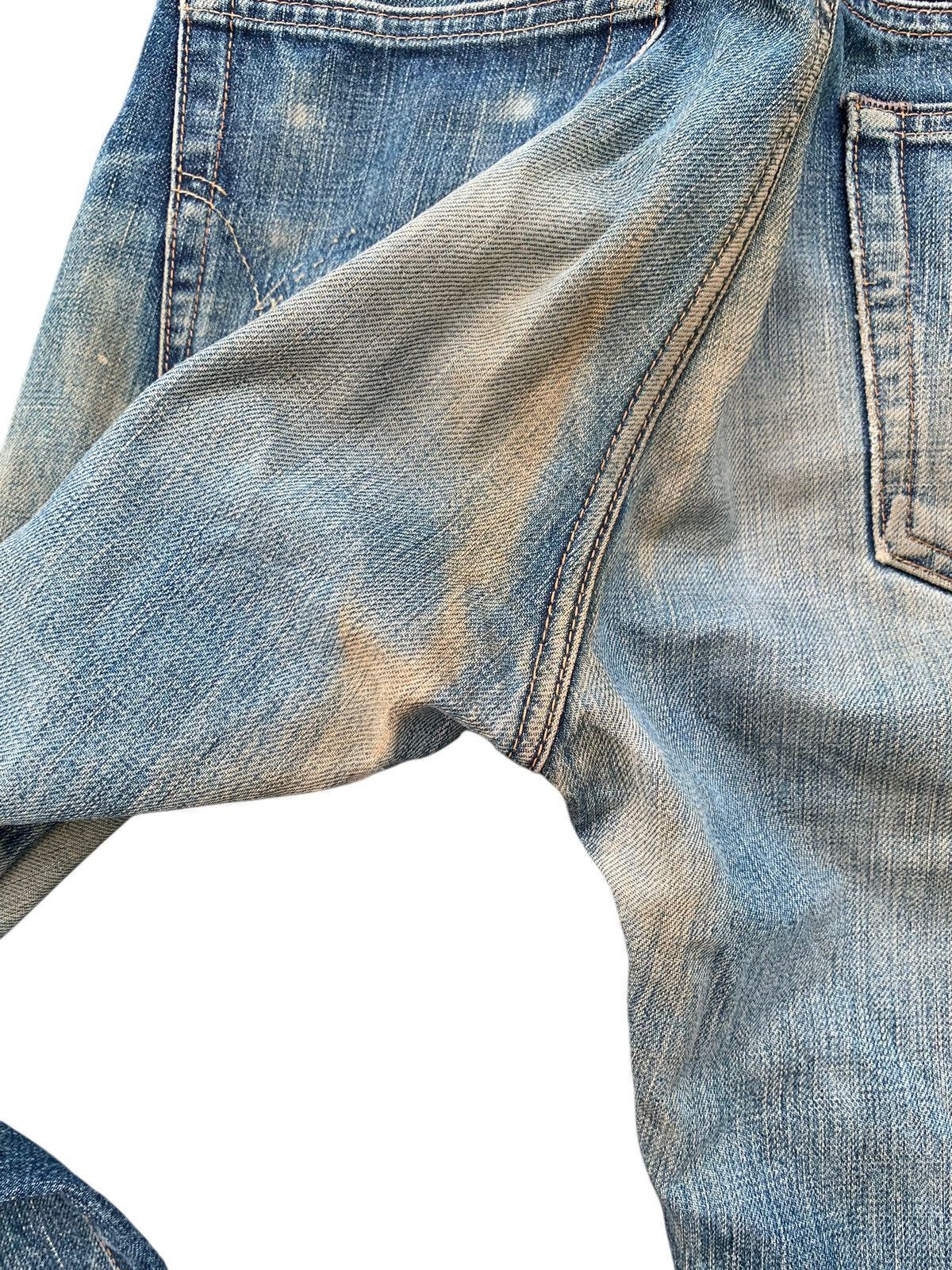 Kapital VINTAGE EDWIN 505XX SELVEDGE RUSTY MUDWASH DISTRESSED DENIM Size US 29 - 23 Thumbnail