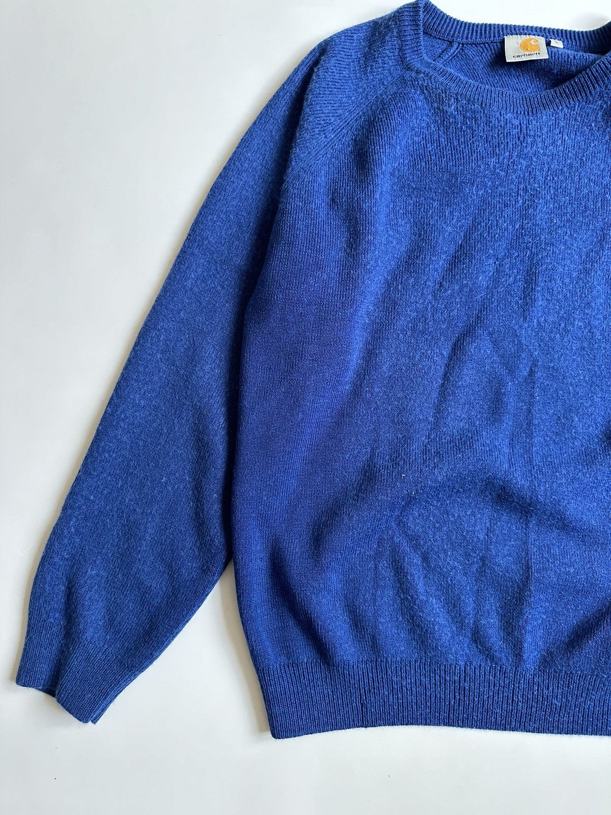 Carhartt × Vintage Vintage 90s Carhartt Y2K Crewneck Small Logo Sweater Size US L / EU 52-54 / 3 - 3 Thumbnail