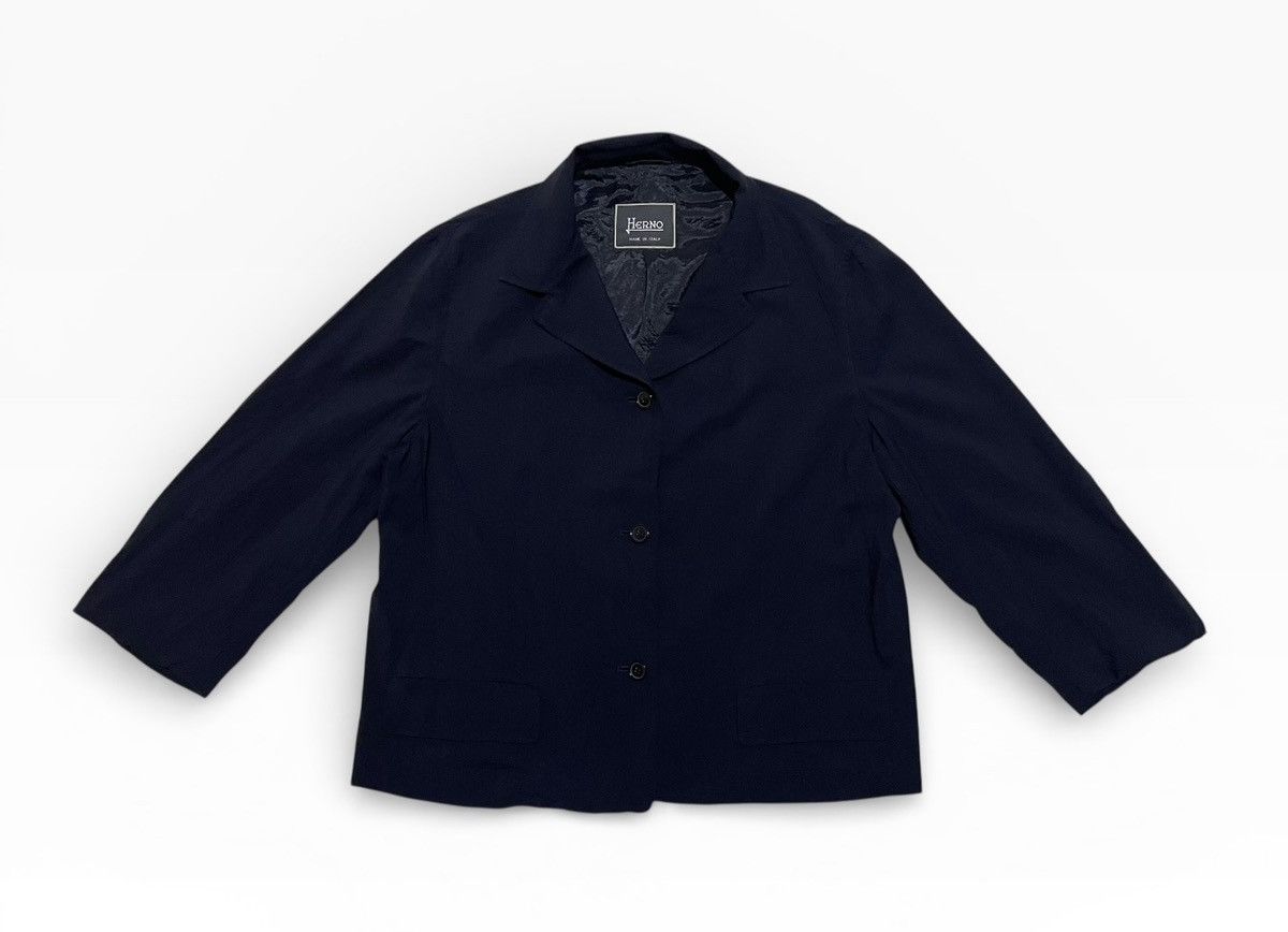 Herno HERNO Blazer Lightweight Jacket Size XL / US 12-14 / IT 48-50 - 1 Thumbnail
