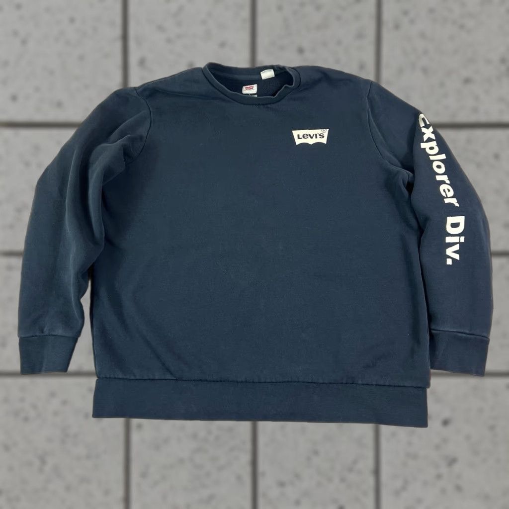 Levi's Levi’s Men’s Black Crewneck Woodgrain Graphic Sweatshirt L Classic Fit Pullover Size US L / EU 52-54 / 3 - 1 Thumbnail