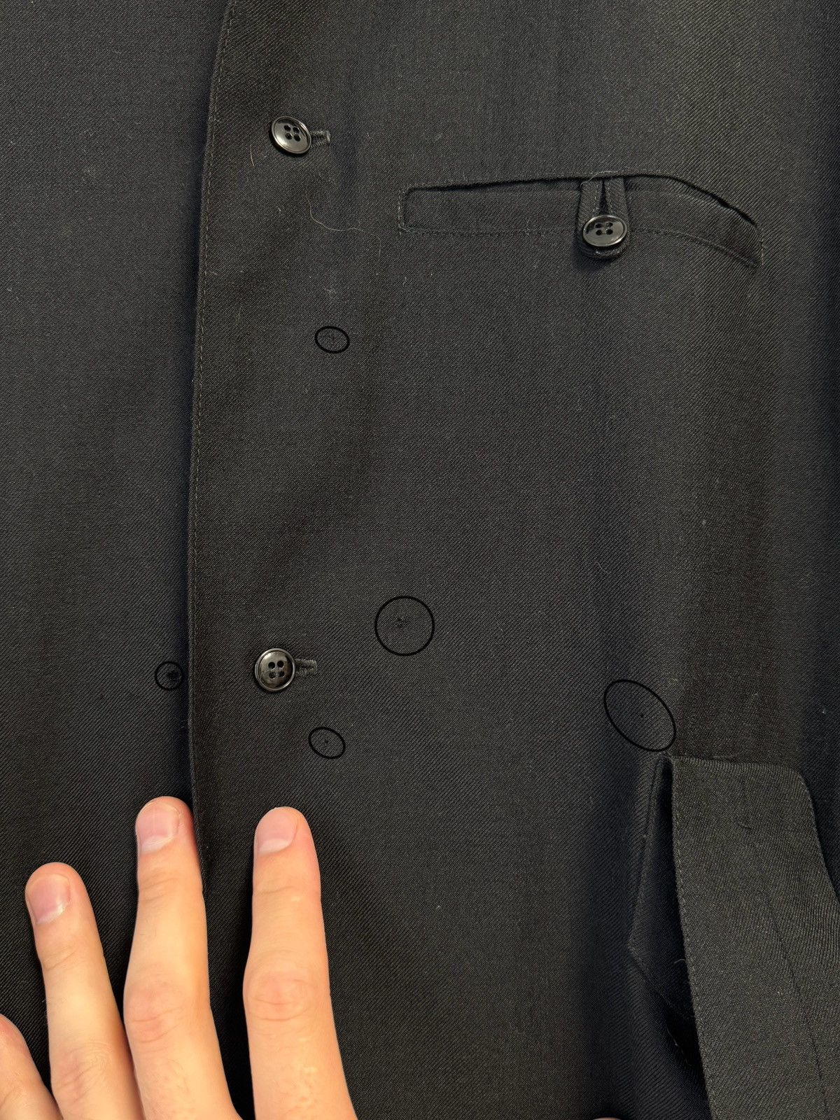 Yohji Yamamoto YOHJI YAMAMOTO POUR HOMME Strap Design Long Sleeve Shirt Size XL / US 12-14 / IT 48-50 - 4 Thumbnail