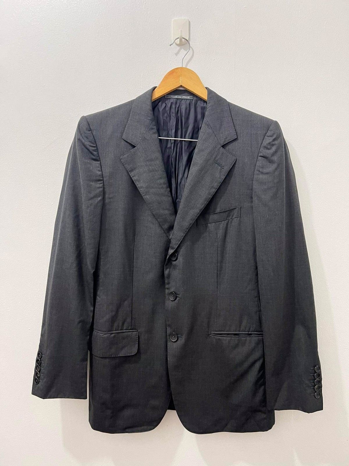 image of Gucci - Wool Gray Blazer Jacket in Grey, Men's (Size 38L)