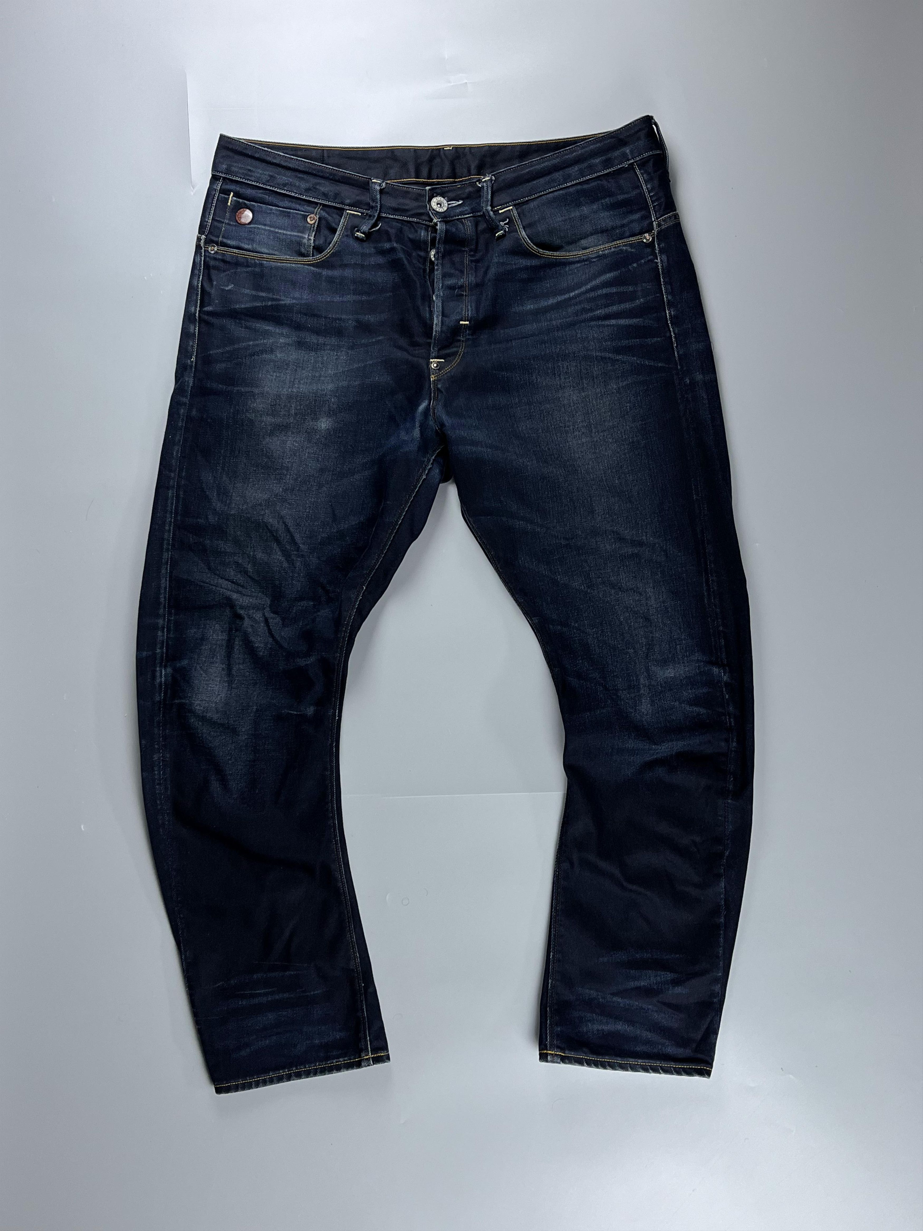 Jean × Philipp Plein × Vintage RARE Crazy SCULL PHILIPP PLEIN Vintage Jean Size US 32 / EU 48 - 11 Thumbnail