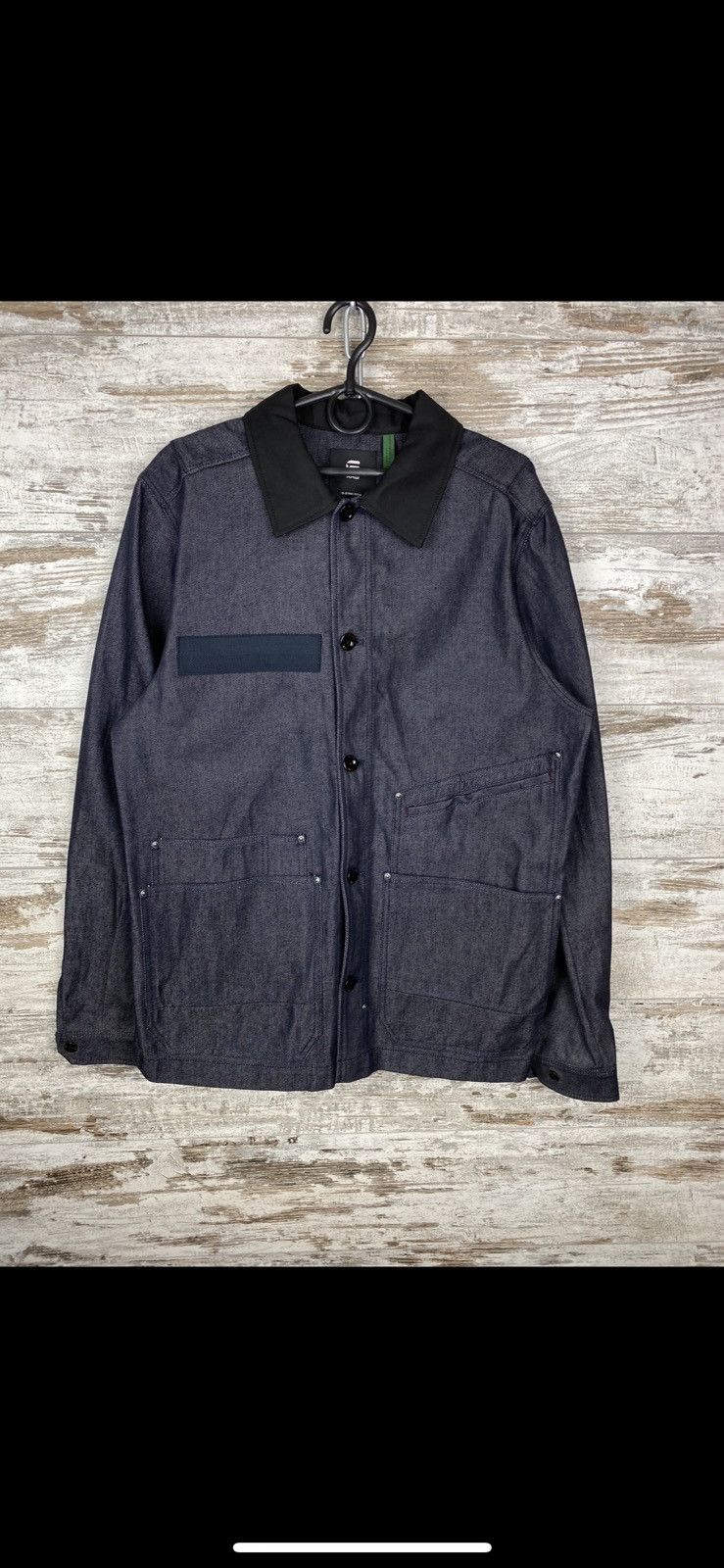 G-Star × Vintage Mens Vintage G Star Denim Jeans Chore Coat Size US L / EU 52-54 / 3 - 1 Thumbnail