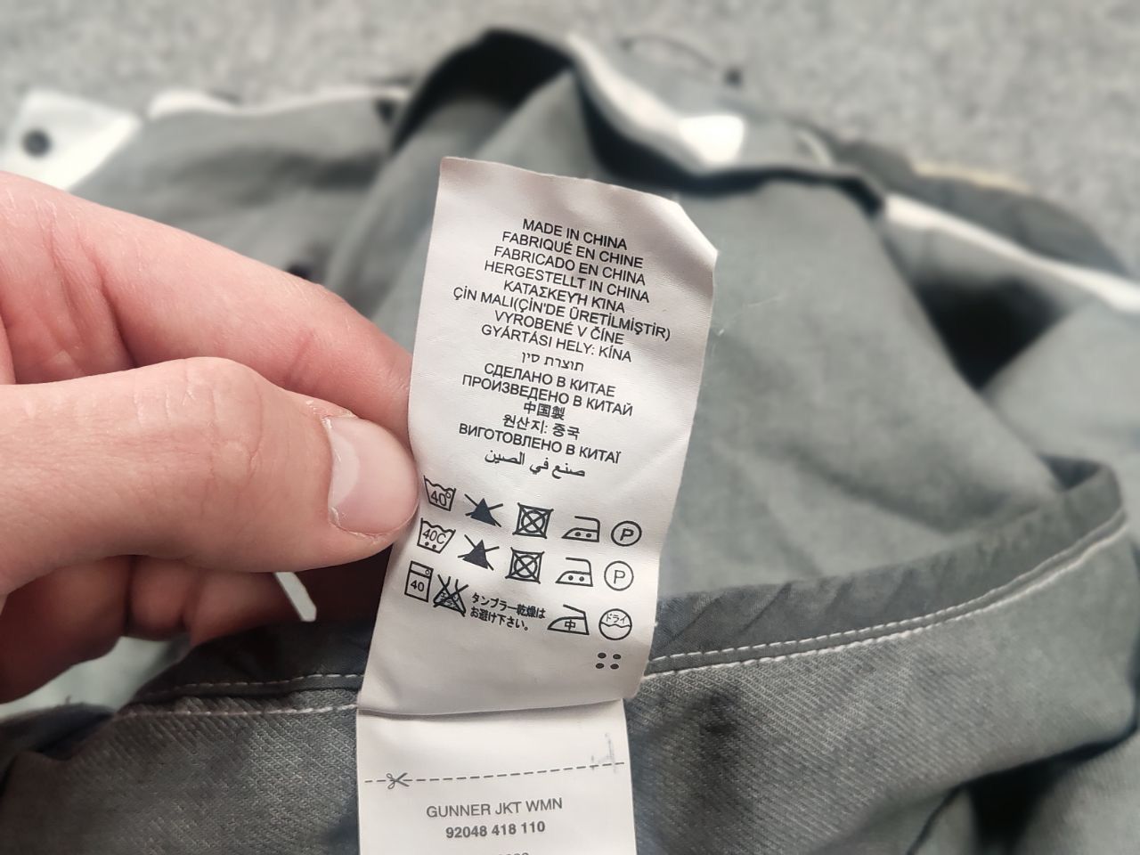 G-Star Vintage G Star Raw Gunner Zip Waxed Gray Cotton Biker Jacket Size M / US 6-8 / IT 42-44 - 19 Thumbnail