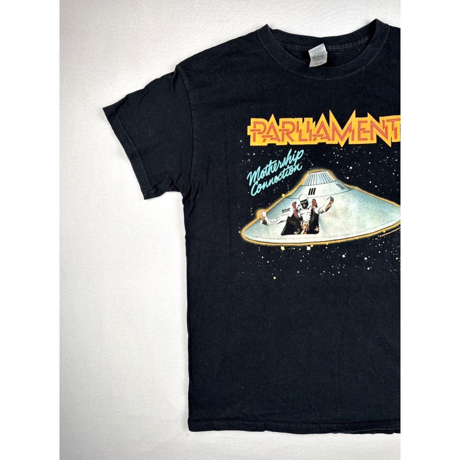 Gildan Parliament Mothership Connection Band T Shirt P-Funk Black Mens M Size US M / EU 48-50 / 2 - 3 Thumbnail