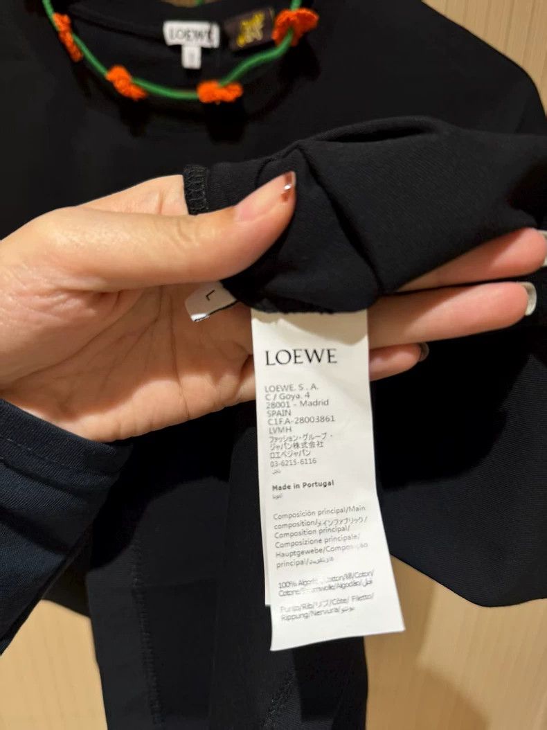 Loewe LOEWE Black short-sleeved T-shirt Size S / US 4 / IT 40 - 5 Thumbnail