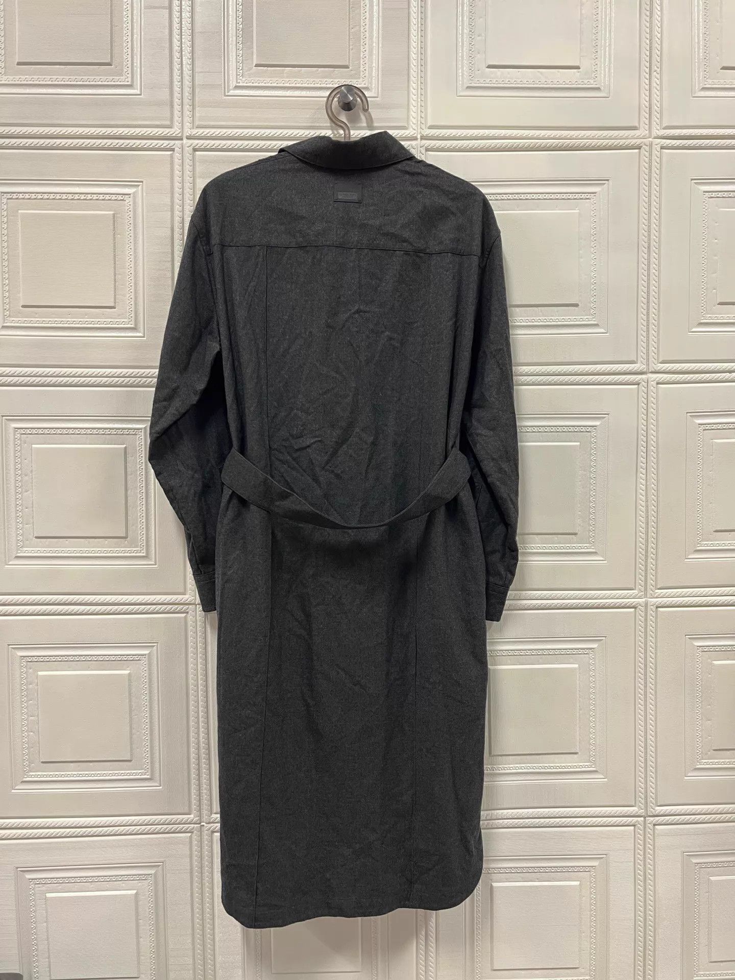 Burberry Burberry Logo Wool Waist Tie Long Sleeve Dress 36 Size XS / US 0-2 / IT 36-38 - 2 Thumbnail