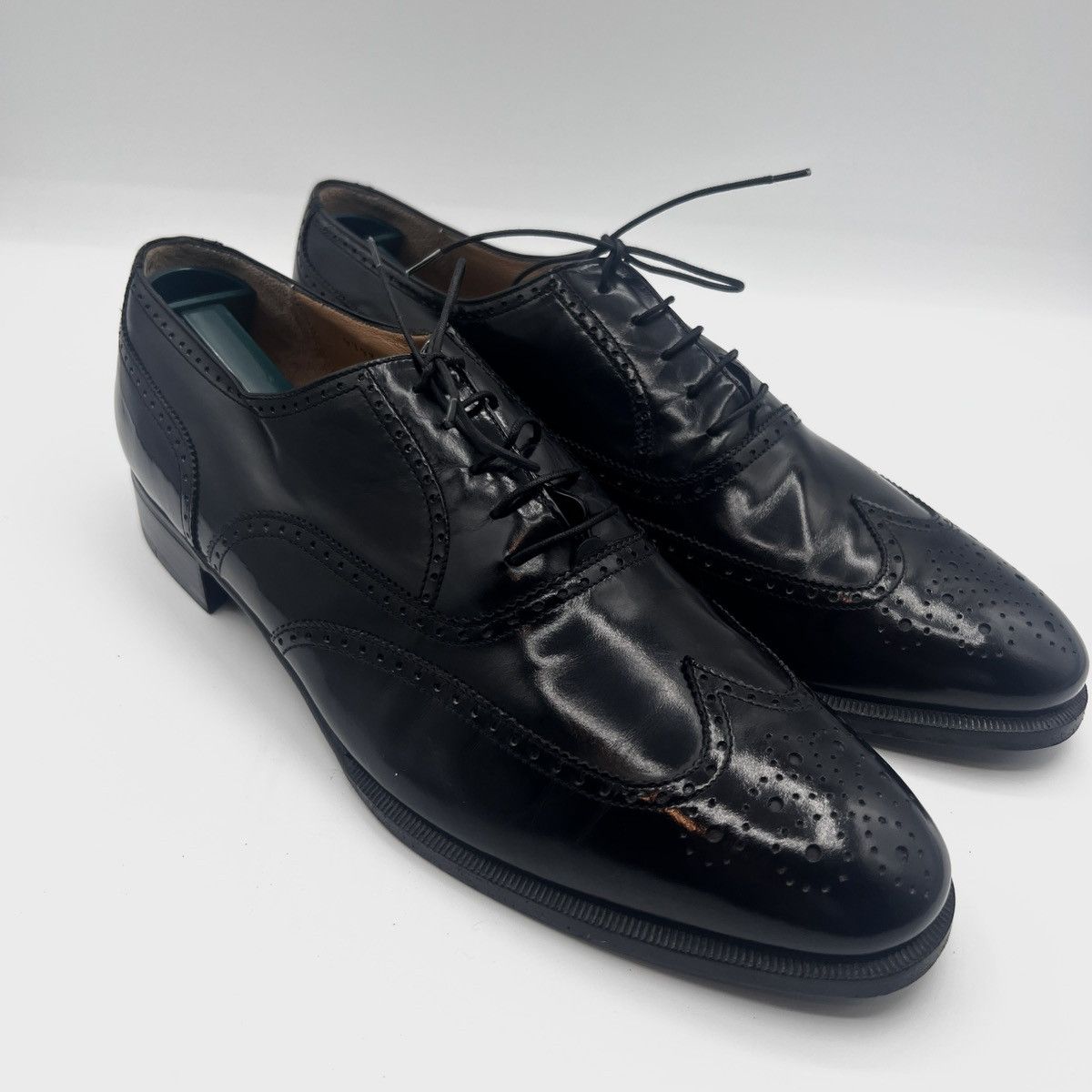 Salvatore Ferragamo Salvatore Ferragamo Oxford Wingtip Brogue Shoe 11C Size US 11 / EU 44 - 1 Thumbnail