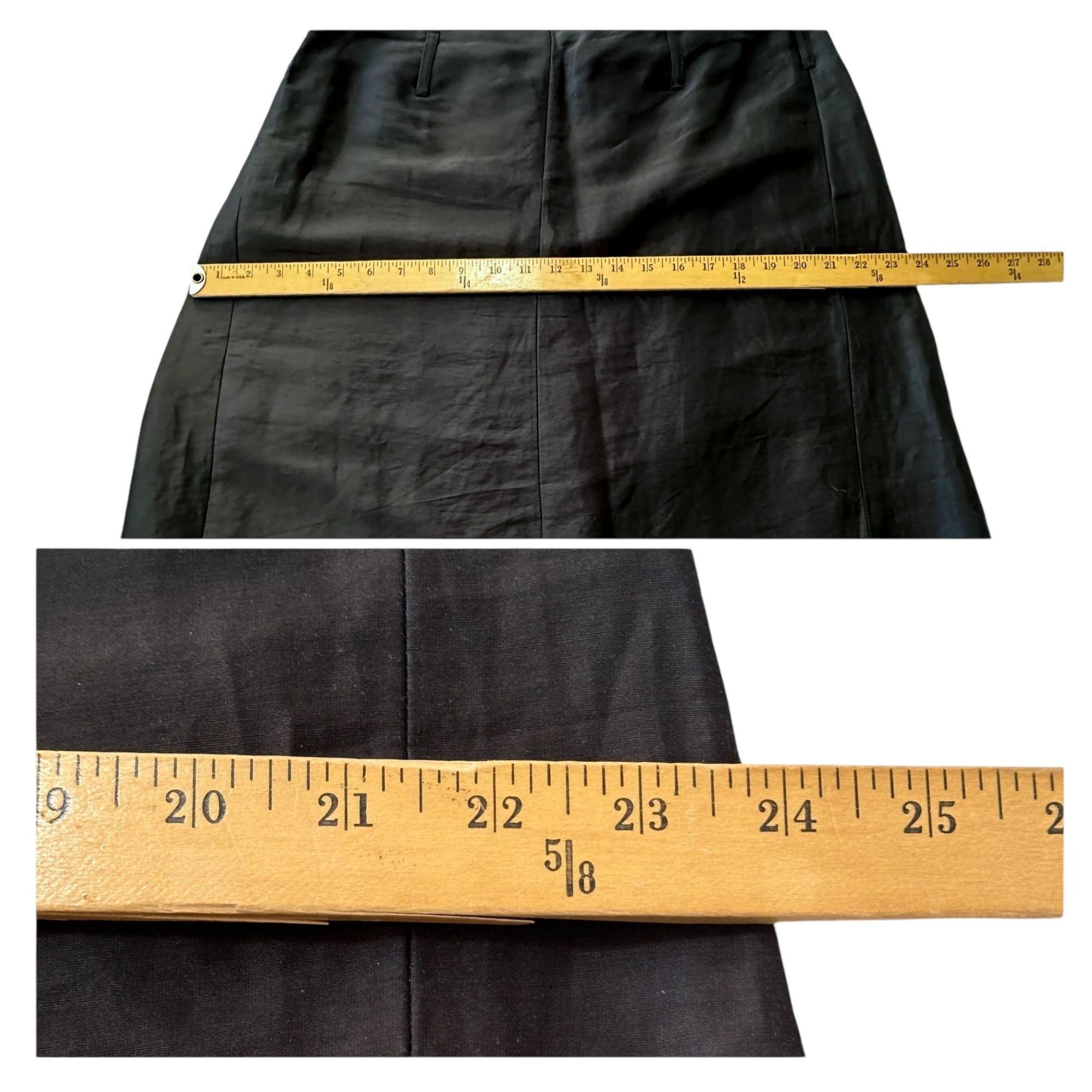 Dries Van Noten Dries Van Noten Black Faux Wrap A line Skirt, Size 40EU Size 28" / US 6 / IT 42 - 12 Thumbnail