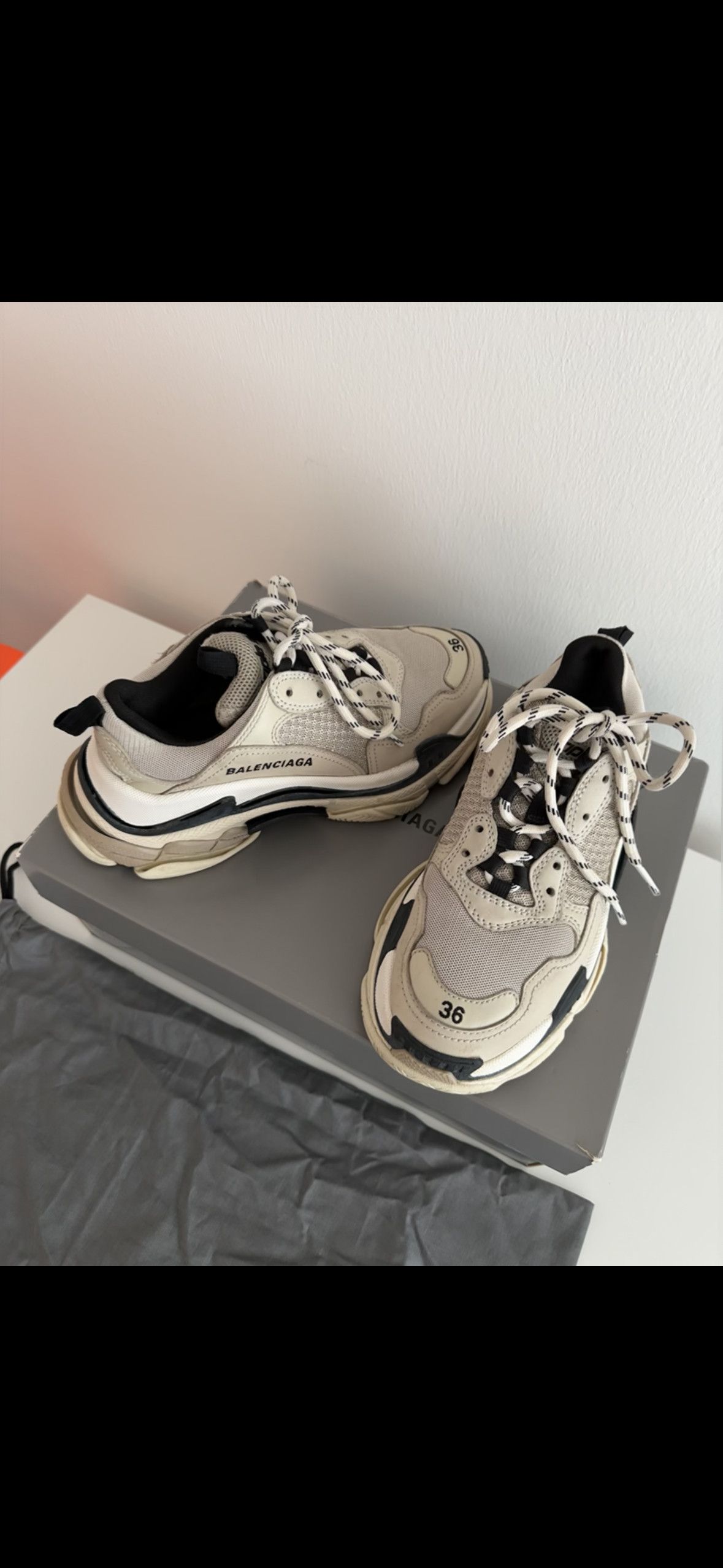 Balenciaga Balenciaga Triple S Cloth Trainers Size US 6 / IT 36 - 3 Thumbnail
