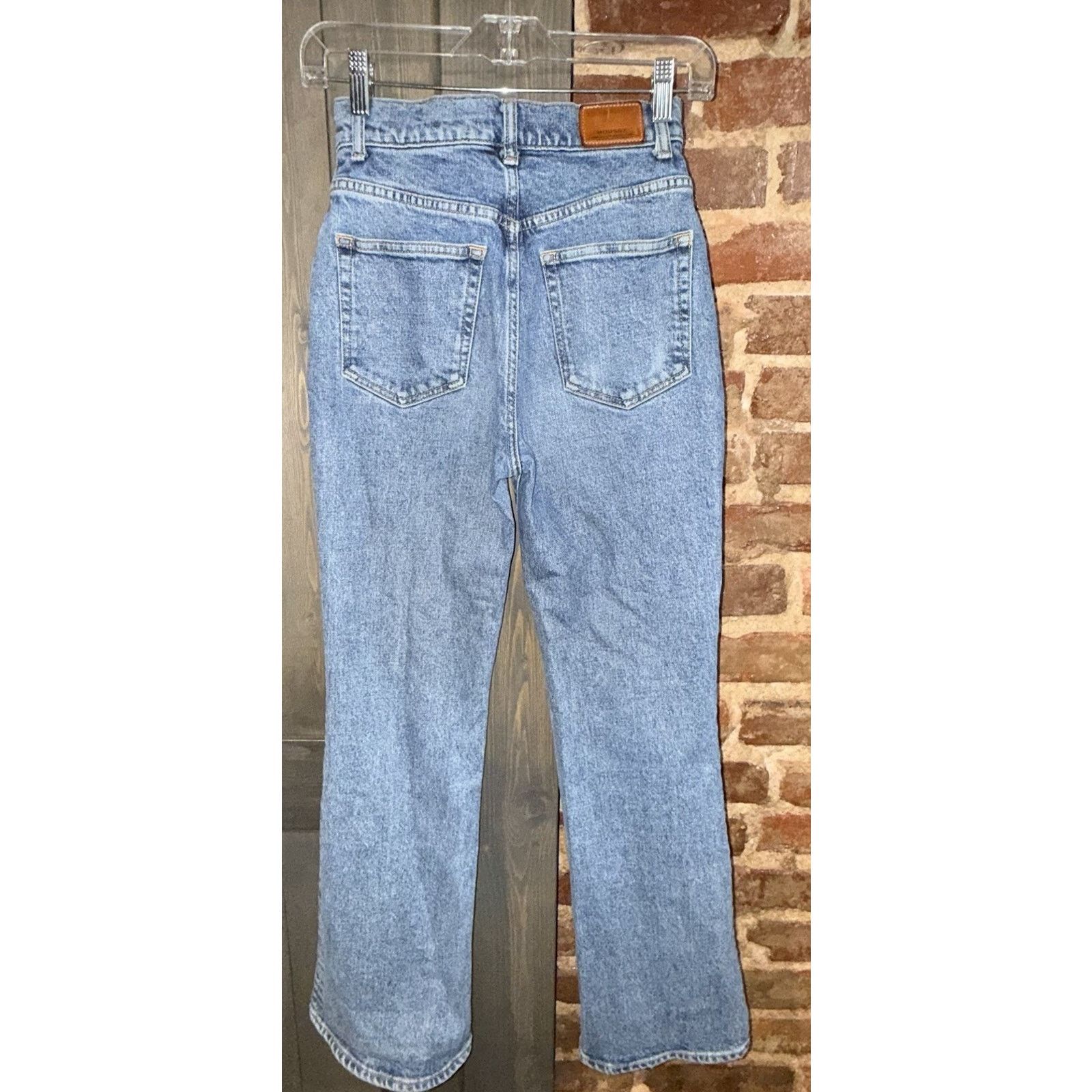 MOUSSY Moussy MVS SW Flare Jean Medium Blue Wash Japan Made Sz 25 Size 25" / US 0 / IT 36 - 4 Thumbnail