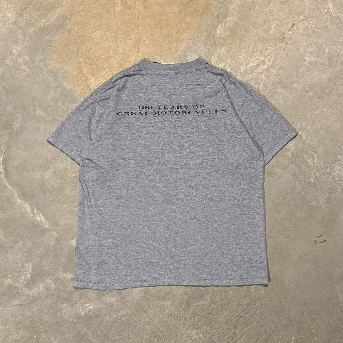 Harley Davidson 1990s Harley Davidson Faded Distressed Biker Tee ERD Grunge Size US L / EU 52-54 / 3 - 6 Thumbnail