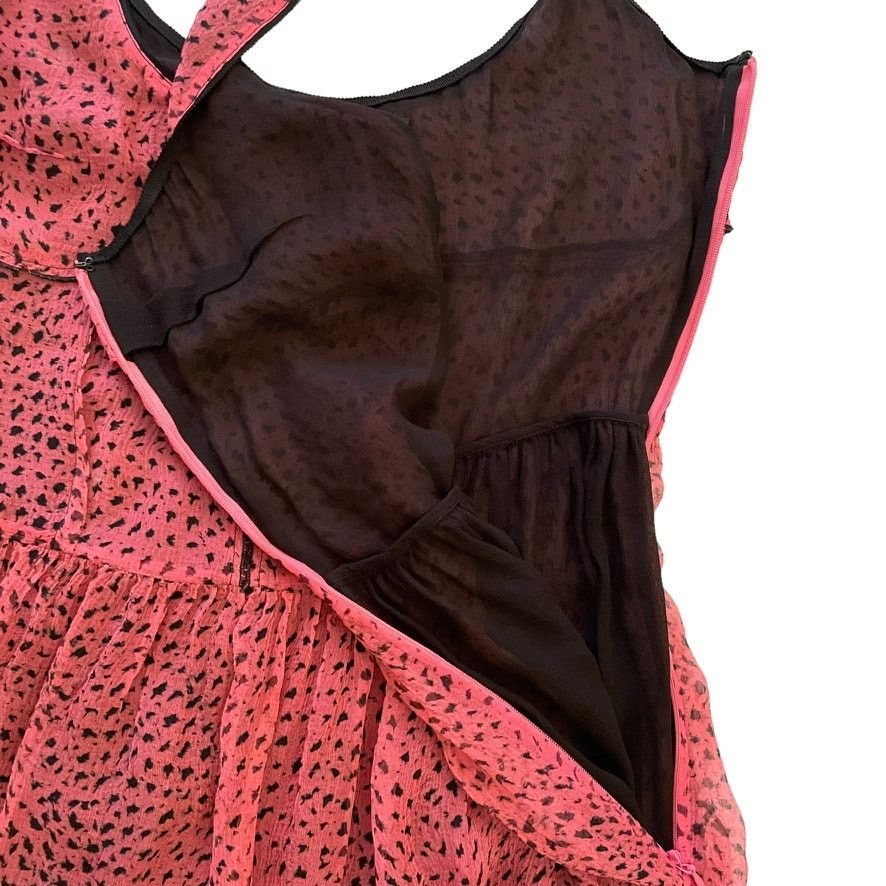 Proenza Schouler Proenza Schouler Pink Silk Polka-Dot Sleeveless Mini Dress Size XS / US 0-2 / IT 36-38 - 8 Thumbnail