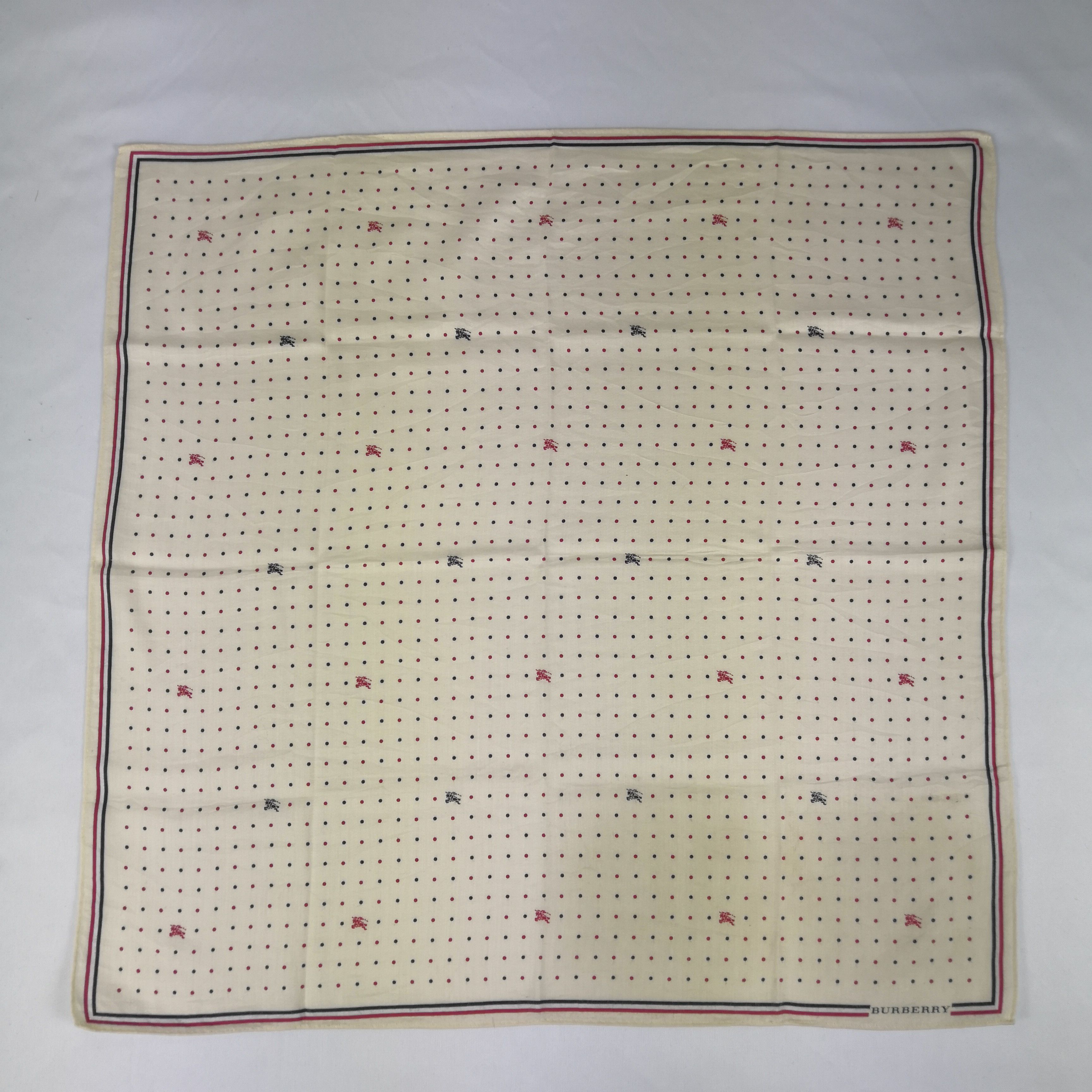Burberry Vintage Burberry Handkerchief Neckerchief Bandana - AC72049 Size ONE SIZE - 2 Thumbnail