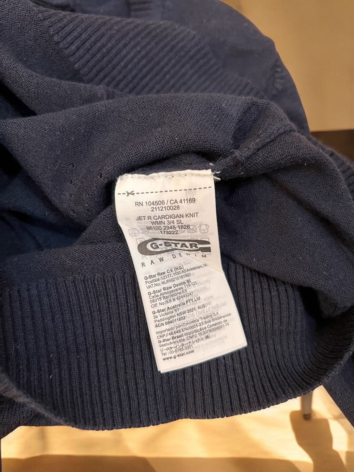 G-Star G Star Raw Jet R Cardigan Knit 3/4 Sleeve size S Size S / US 4 / IT 40 - 7 Thumbnail