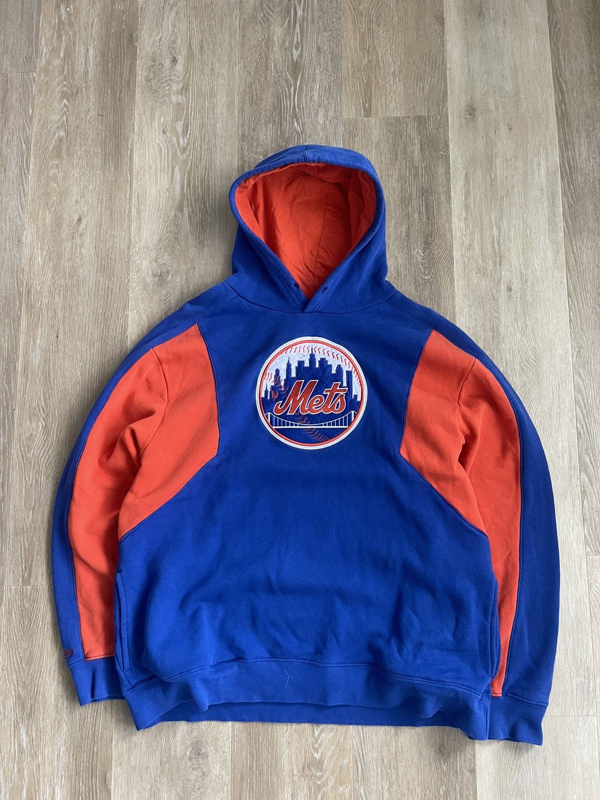 Mitchell & Ness × Vintage VINTAGE Y2K MITCHELL & NESS HEAVYWEIGHT HOODIE Size US XL / EU 56 / 4 - 1 Thumbnail