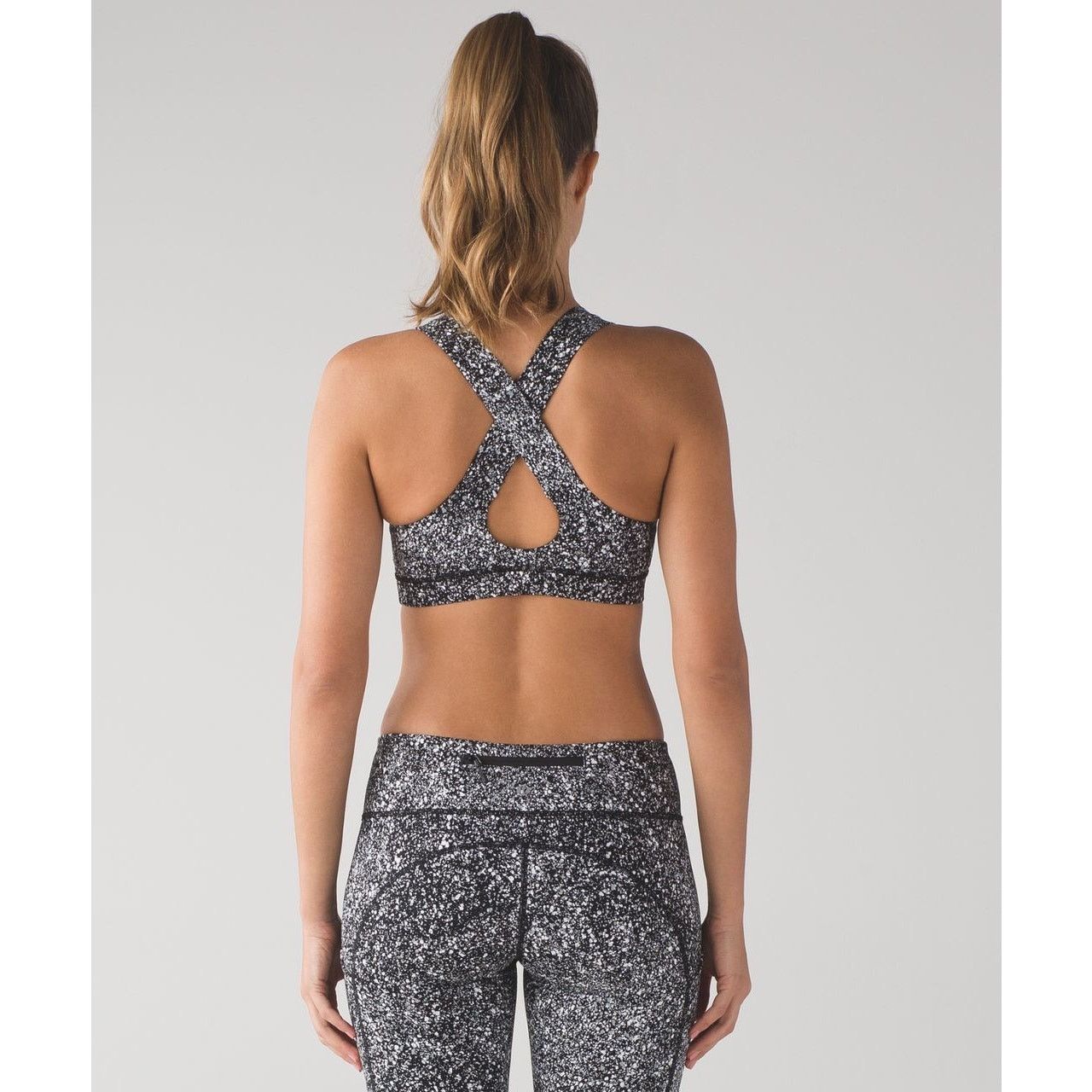 Lululemon lululemon Womens Bra Sz 2 All Sport Splatter Reflective Size ONE SIZE - 3 Thumbnail