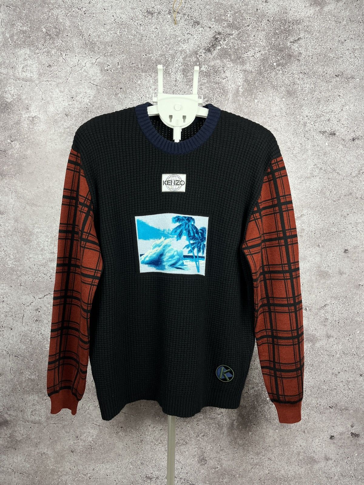 Kenzo Kenzo Logo Wool Sweater Size US XXL / EU 58 / 5 - 1 Thumbnail