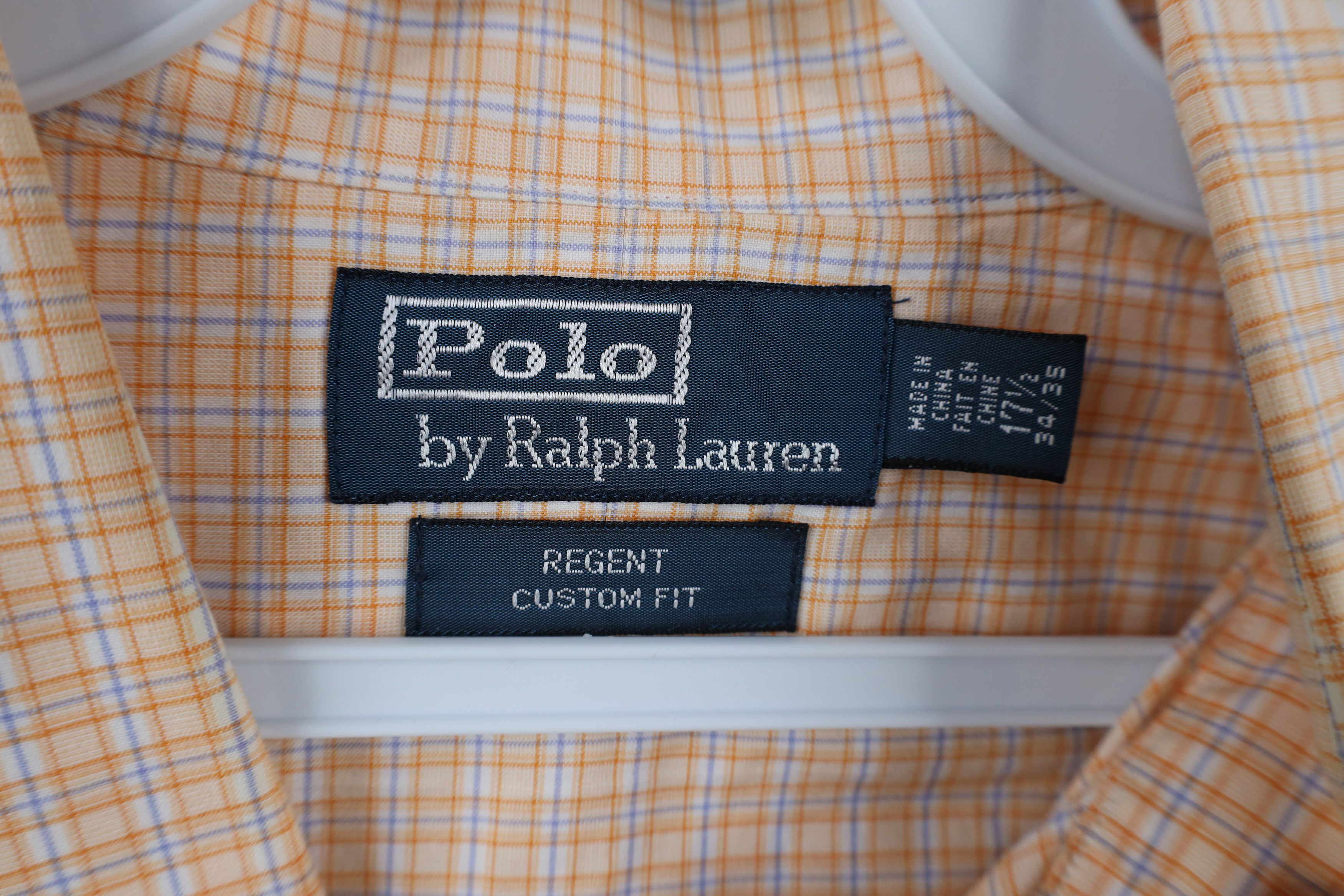 Ralph Lauren × Vintage Vintage Ralph Lauren Regent Custom Fit Collared Button Shirt Size US M / EU 48-50 / 2 - 5 Thumbnail