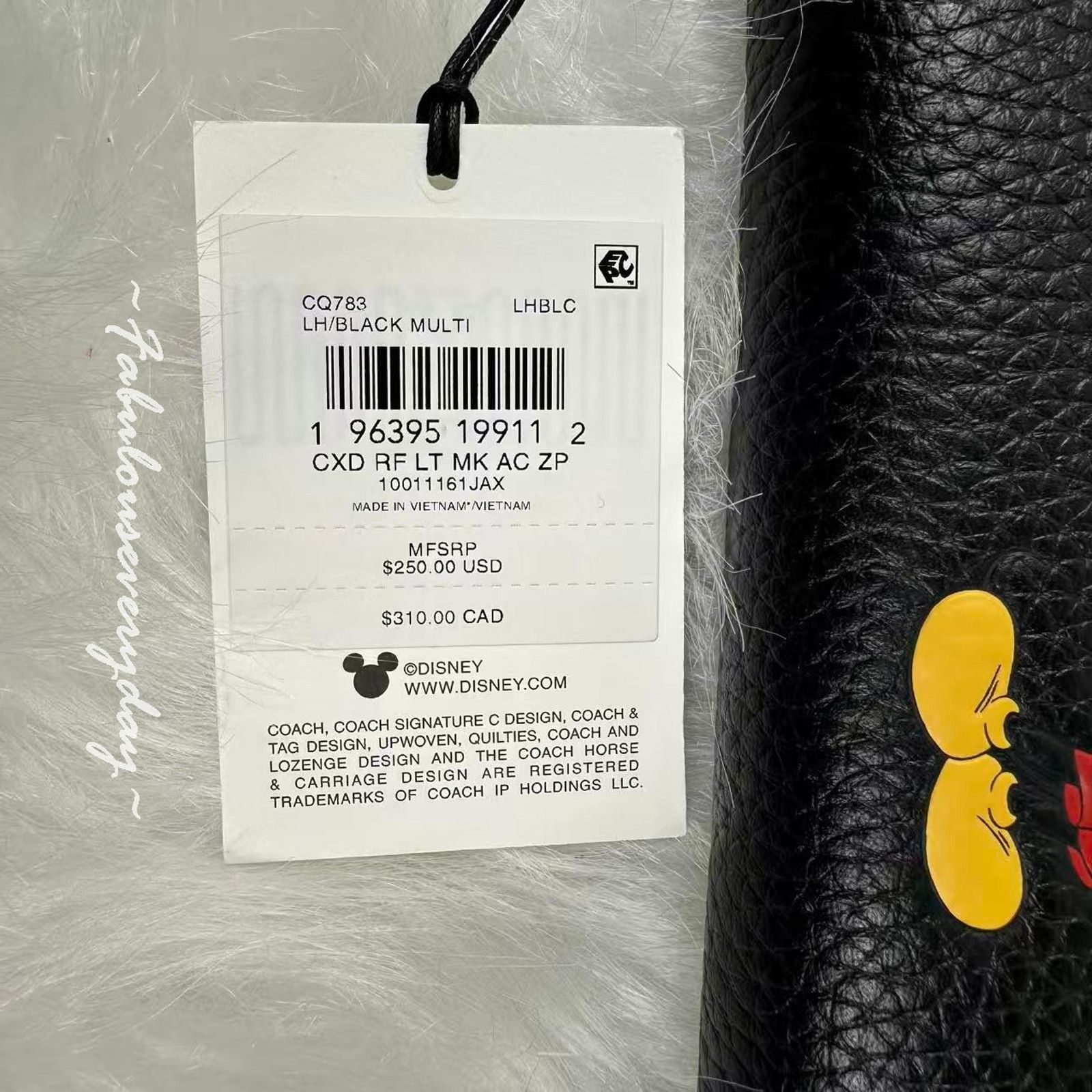 Coach Disney X Coach Essential Accordion Zip Wallet Black Mickey Size ONE SIZE - 6 Thumbnail