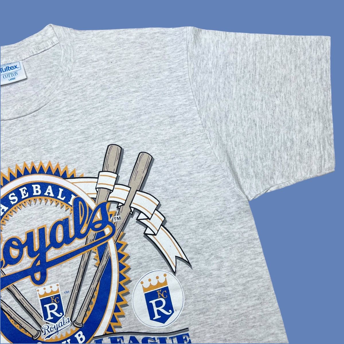 MLB × Vintage 1991 MLB Kansas City Royals American League Baseball Tee Size US L / EU 52-54 / 3 - 8 Thumbnail