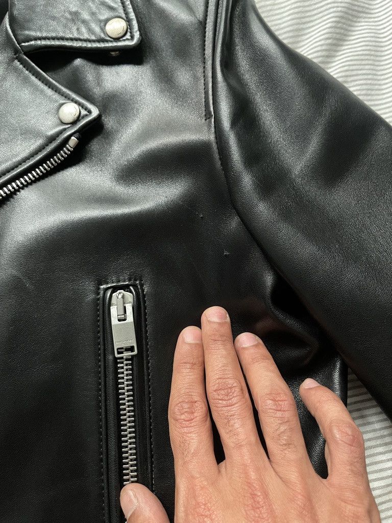 Hedi Slimane × Saint Laurent Paris Saint Laurent SS15 L01 Lamb Leather Perfecto Biker Jacket Size US S / EU 44-46 / 1 - 4 Thumbnail