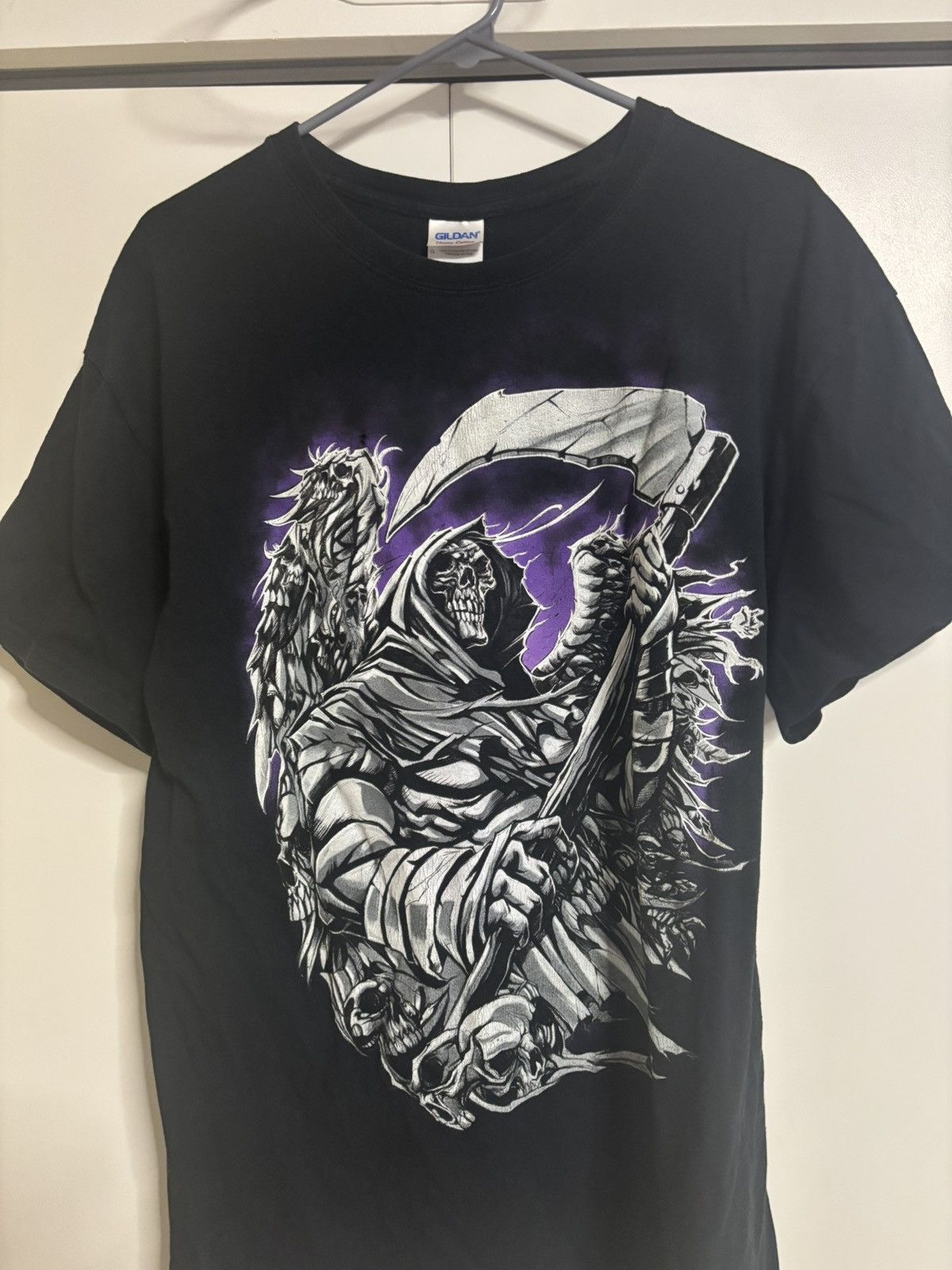 Gildan Y2K flaming skull tee Size US L / EU 52-54 / 3 - 1 Preview