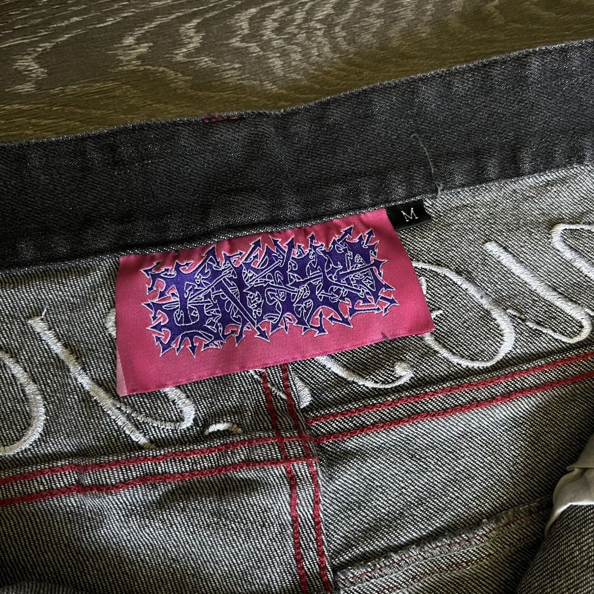Haunted Starbucks Haunted Starbucks Fuck You Baggy Denim Jeans Red Size Medium Size US 34 / EU 50 - 8 Thumbnail