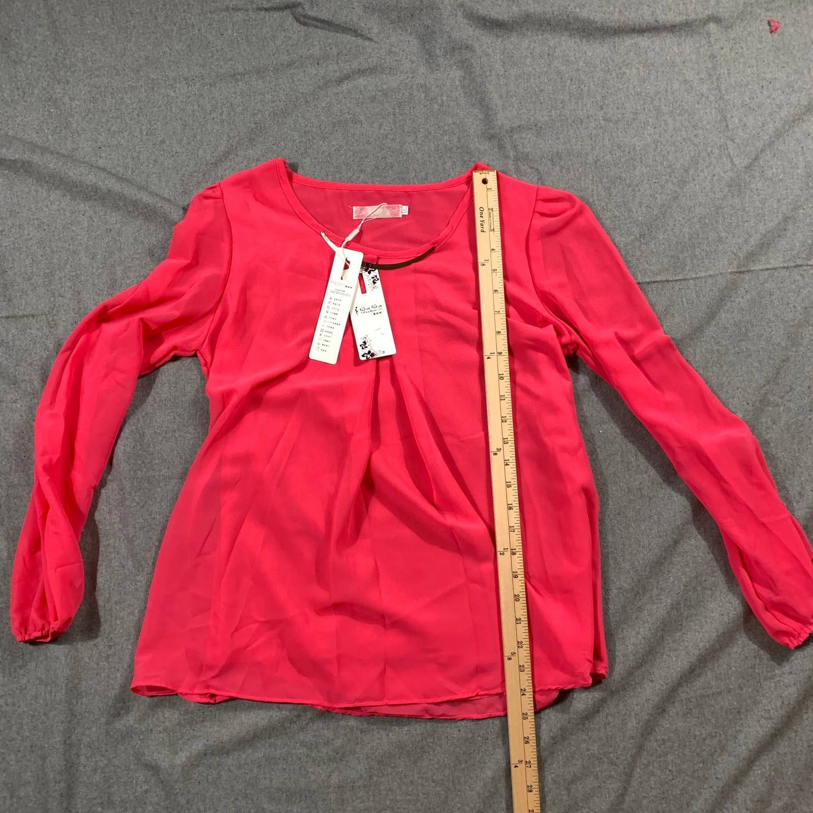Other Pink Long Sleeve Shirt Women Size XXL Casual Size XXL / US 16-18 / IT 52-54 - 4 Thumbnail