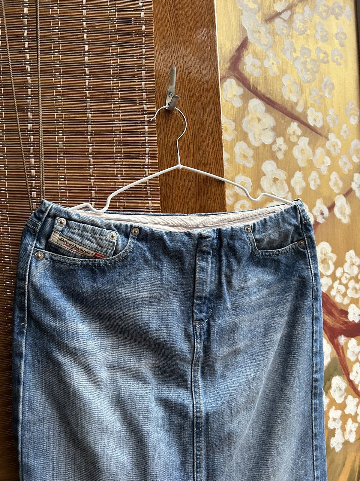 Diesel Y2K Diesel Industry Women’s Denim Skirt Made in Italy Sz 28 Size 28" / US 6 / IT 42 - 3 Thumbnail