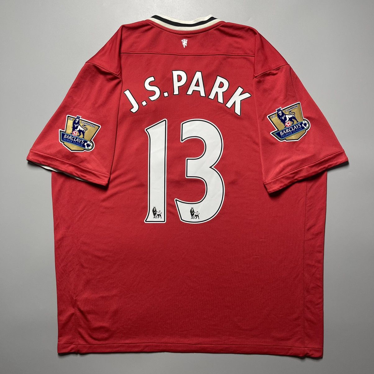 Nike MAN UNITED NIKE 2011/2012 FOOTBALL HOME JERSEY #13 PARK Size US XXL / EU 58 / 5 - 1 Thumbnail