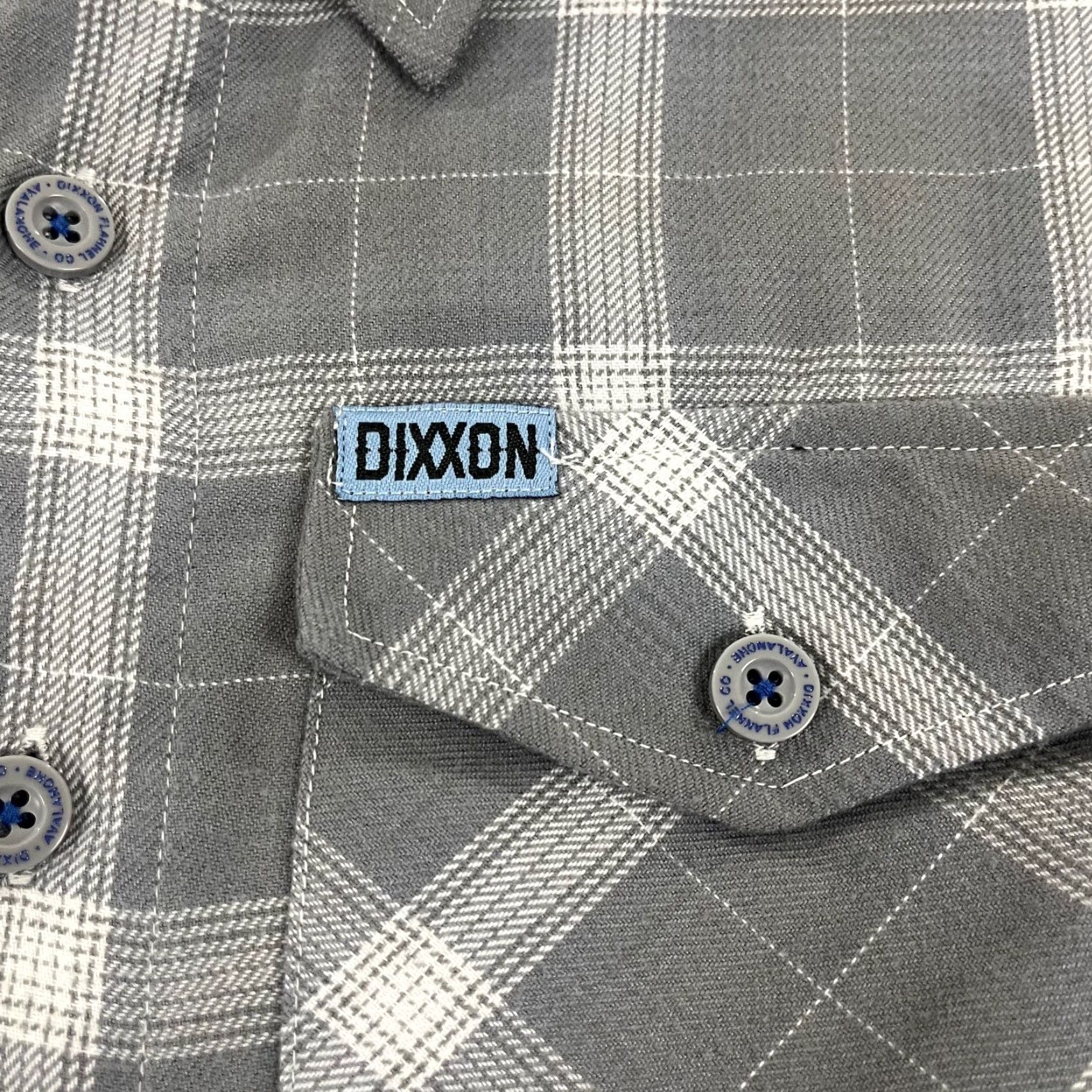 Avalanche VINTAGE DIXXON Shirt Mens XS Gray White Plaid AVALANCHE Flannel Button Up Long Sleeve Size US XS / EU 42 / 0 - 4 Thumbnail