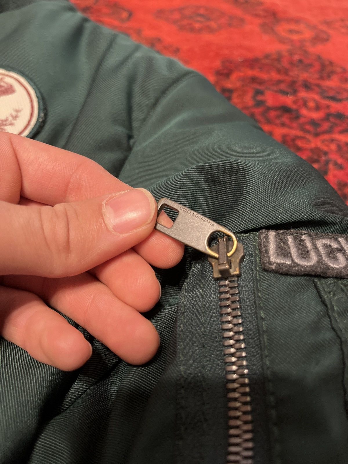 Dolce & Gabbana Warm DOLCE & GABBANA Stuffed Bomber - Puffer Green Jacket Size US L / EU 52-54 / 3 - 22 Thumbnail